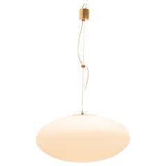 Large Ufo pendant by Gaetano Scolari for Stilnovo, Italy 1950s