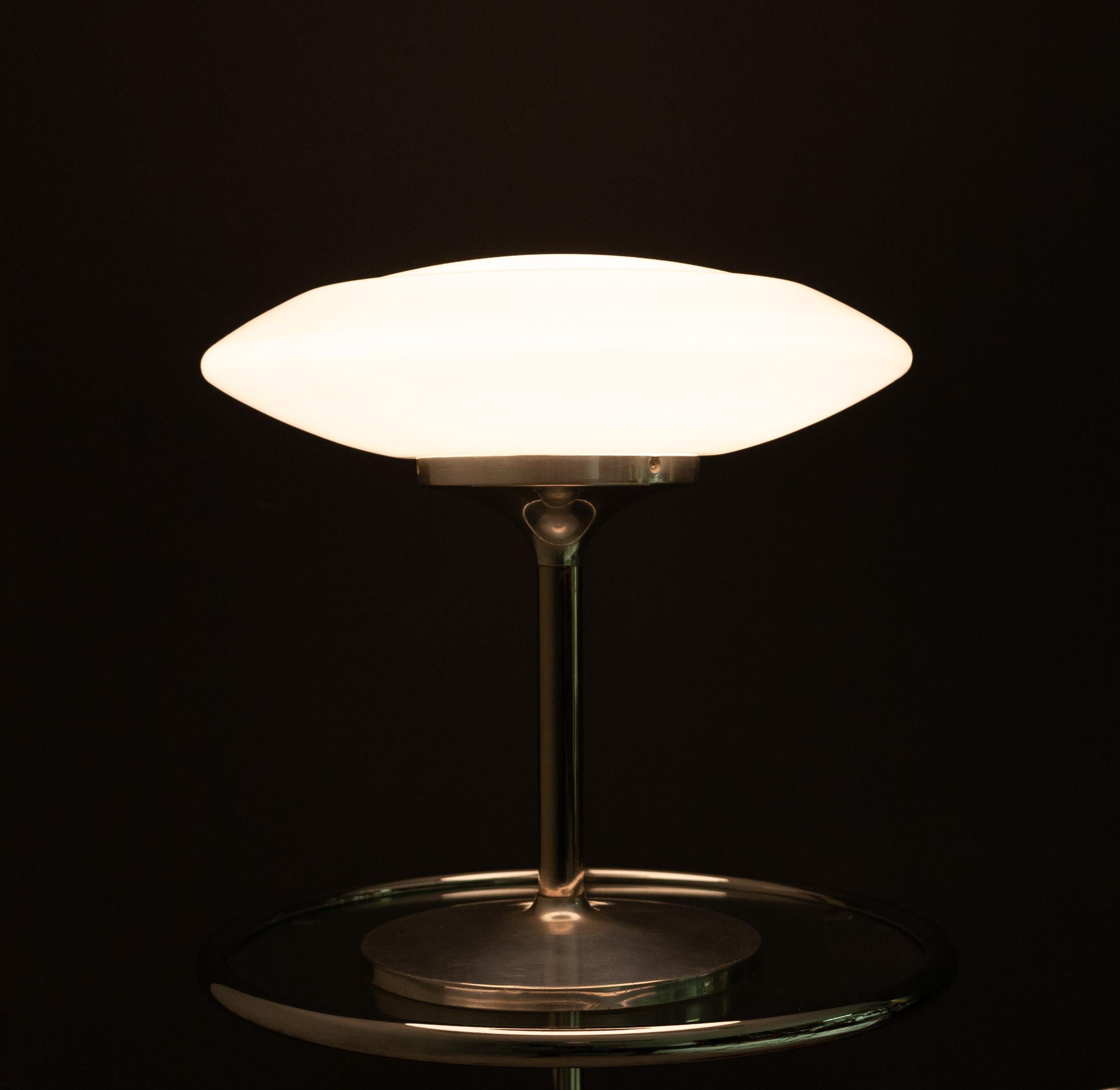 Large Peil & Putzler UFO Table Lamp, 1970s,  In Good Condition In Den Haag, NL