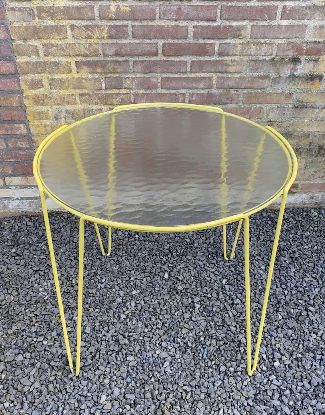 Néerlandais Grande table d'appoint Unica d'Arnold Bueno de Mesquita pour Spurs:: vers 1955 en vente