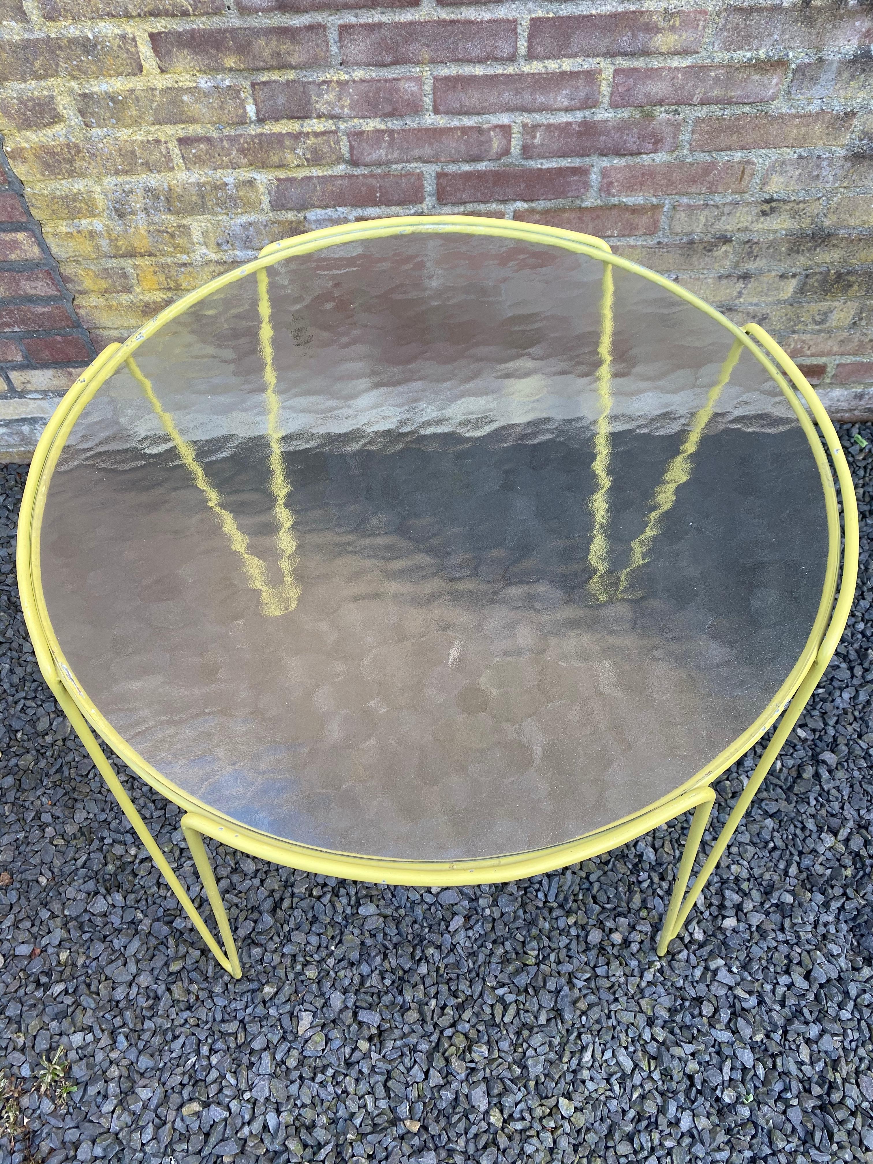 Large Unica Side Table by Arnold Bueno de Mesquita for Spurs, circa 1955 In Good Condition For Sale In Schagen, NL