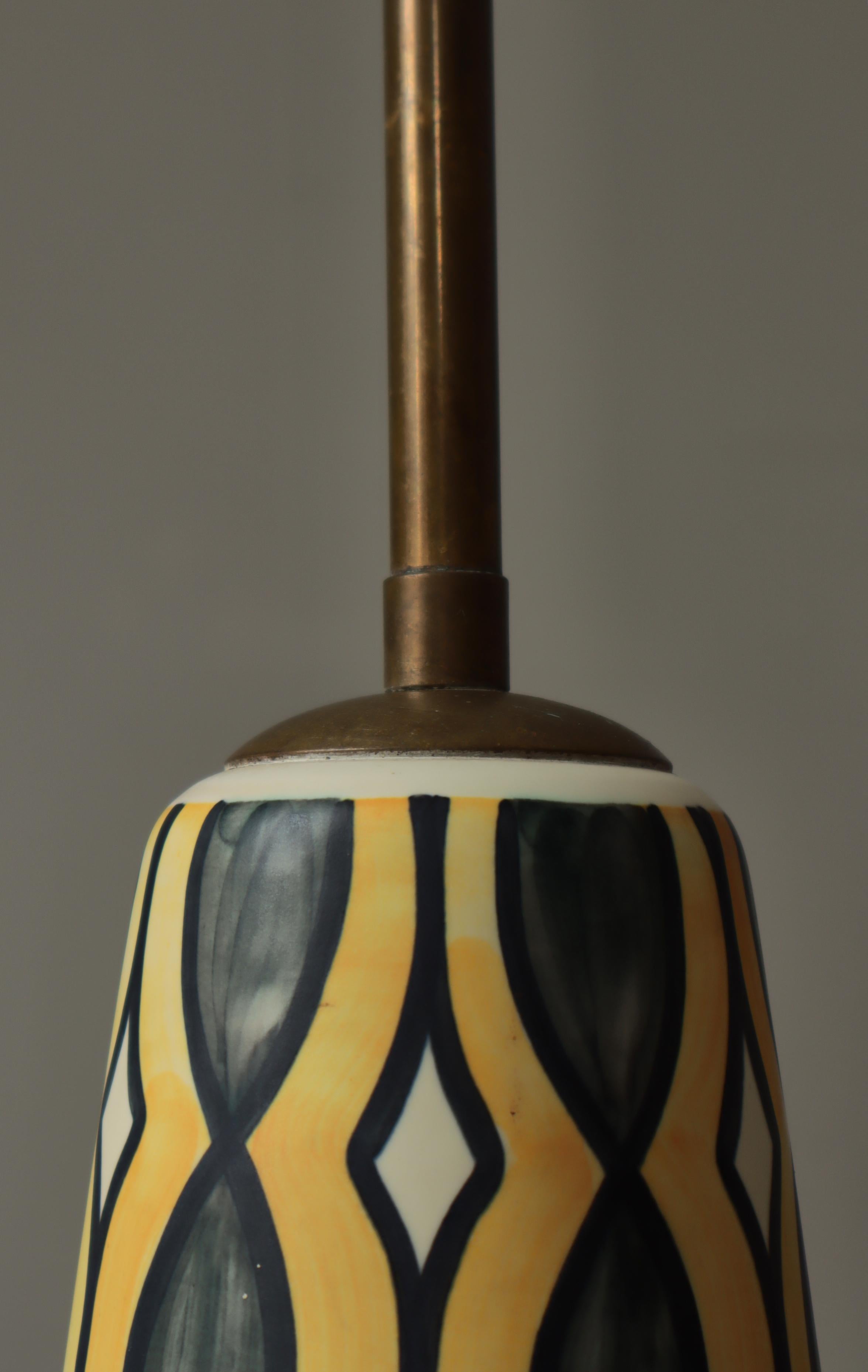 Large Unique Ceramic Floor Lamp by Rigmor Nielsen, Søholm, 1960s, Danish Modern For Sale 2