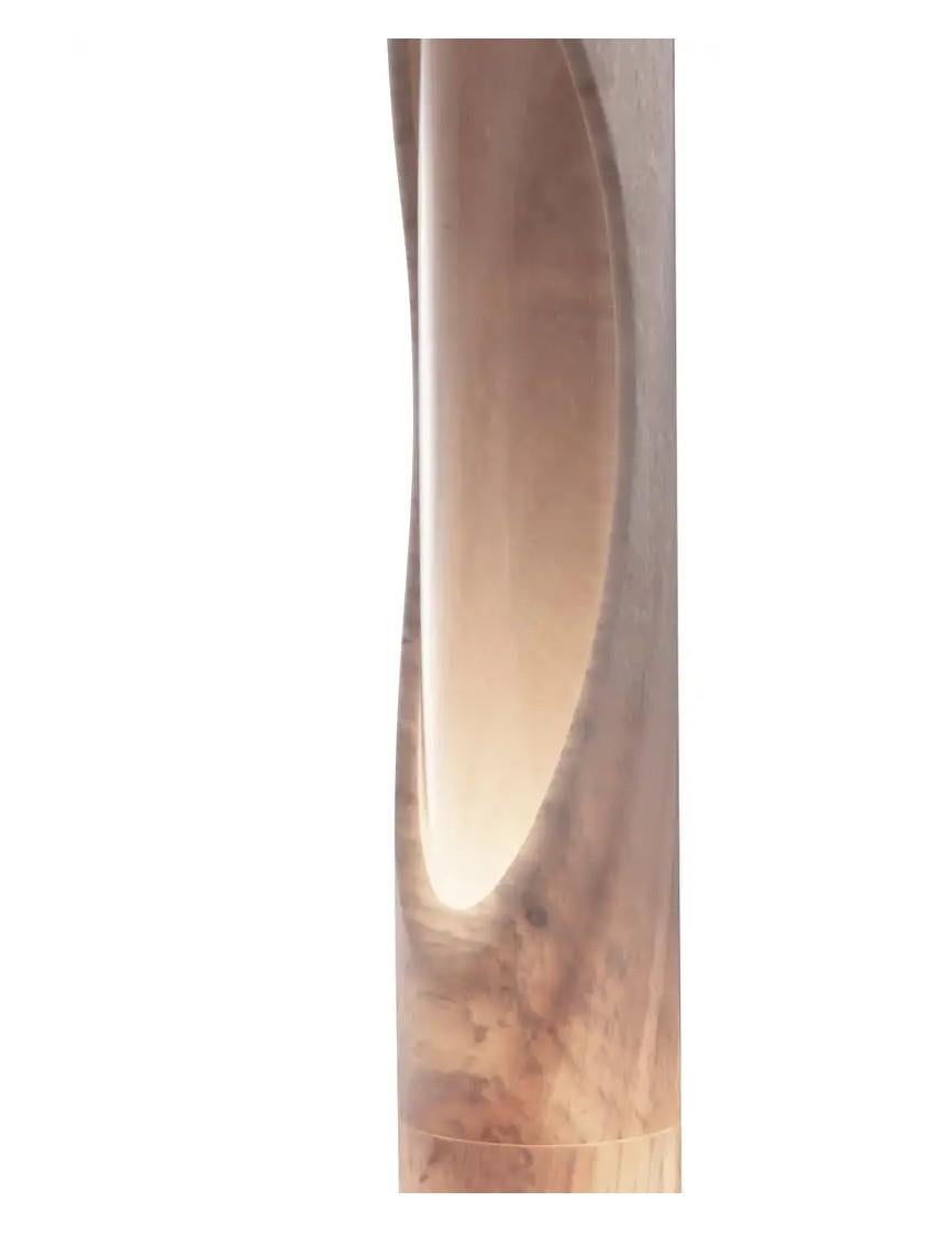 Große einzigartige handgefertigte rosa Rosa Egeo Marmor Armonia Lampe L, Jacopo Simonetti im Angebot 1