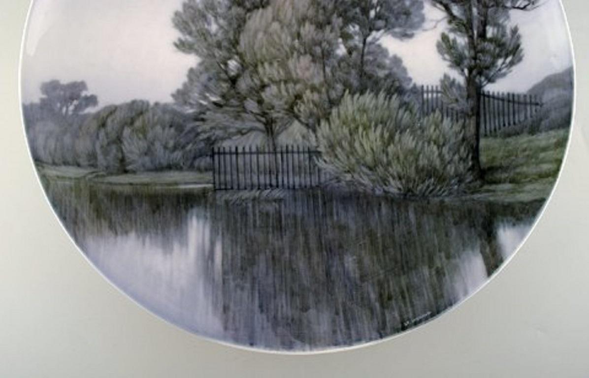 20th Century Large Unique Royal Copenhagen Dish by Stephan Ussing For Sale
