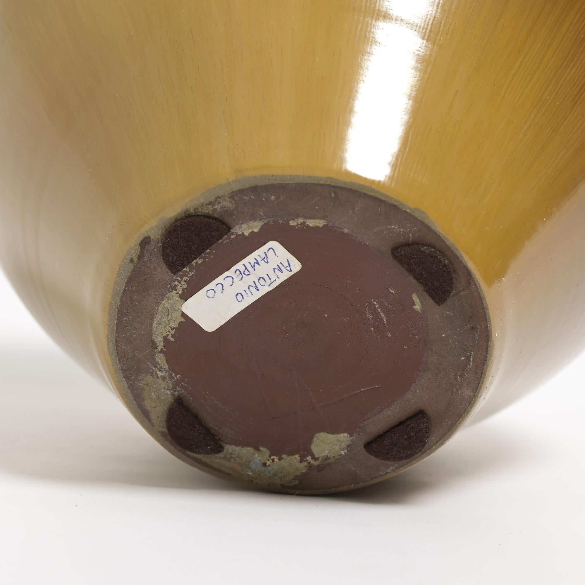 Large unique shaped Vase by Antonio Lampecco For Sale 11