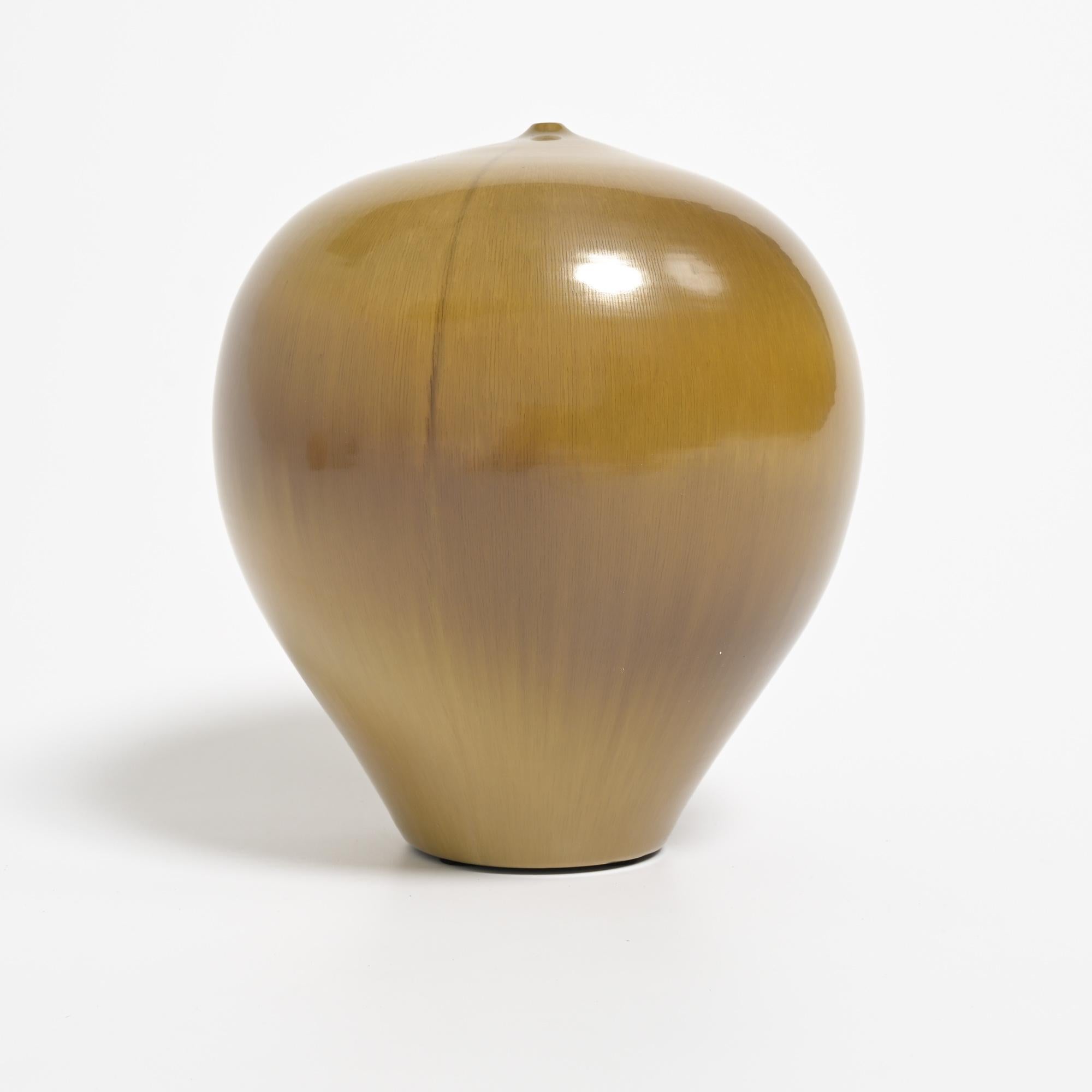 This large, beautiful unique shaped vase is made by the Belgian ceramist Antonio Lampecco.
The shape and the glazing makes it a piece of art, like an abstract three dimensional painting.
This vase is in mint condition.
Antonio Lampecco was born in