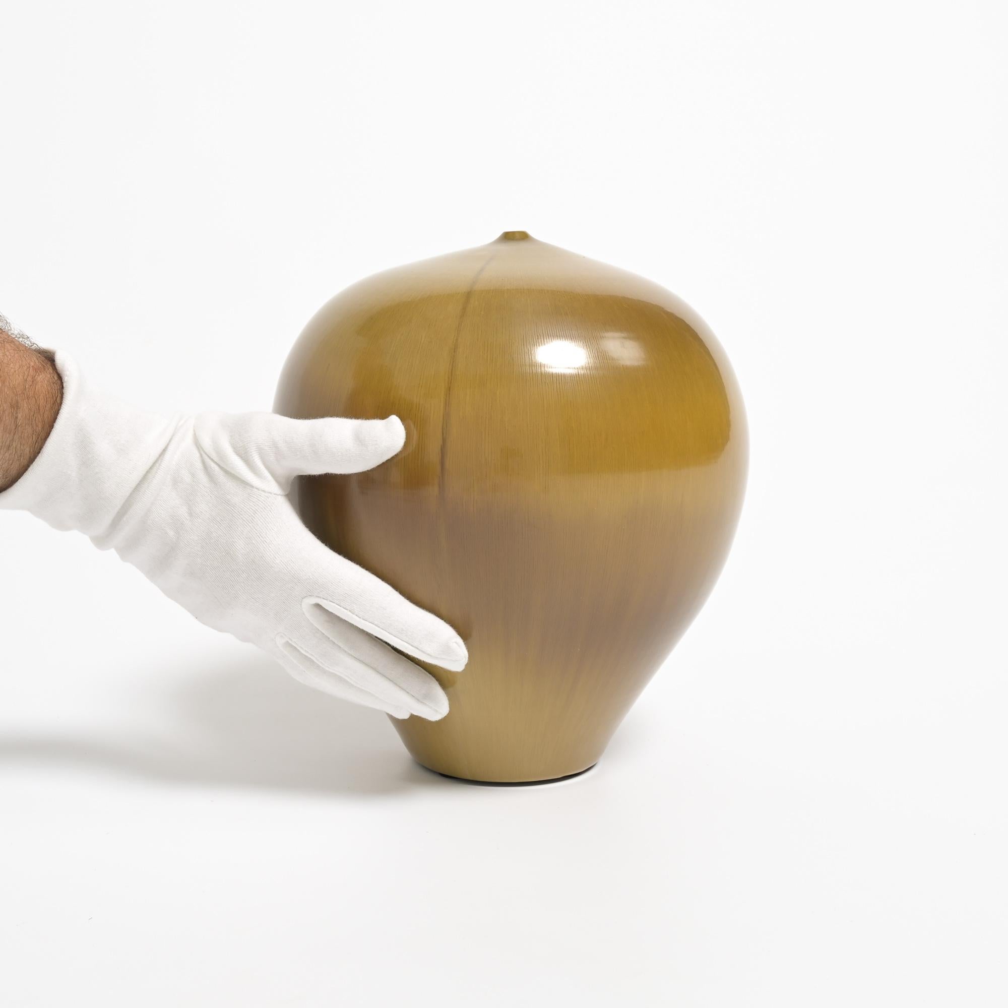 Ceramic Large unique shaped Vase by Antonio Lampecco For Sale