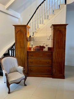 Large Unusual Antique 19th Century William IV Quality Mahogany Wardrobe