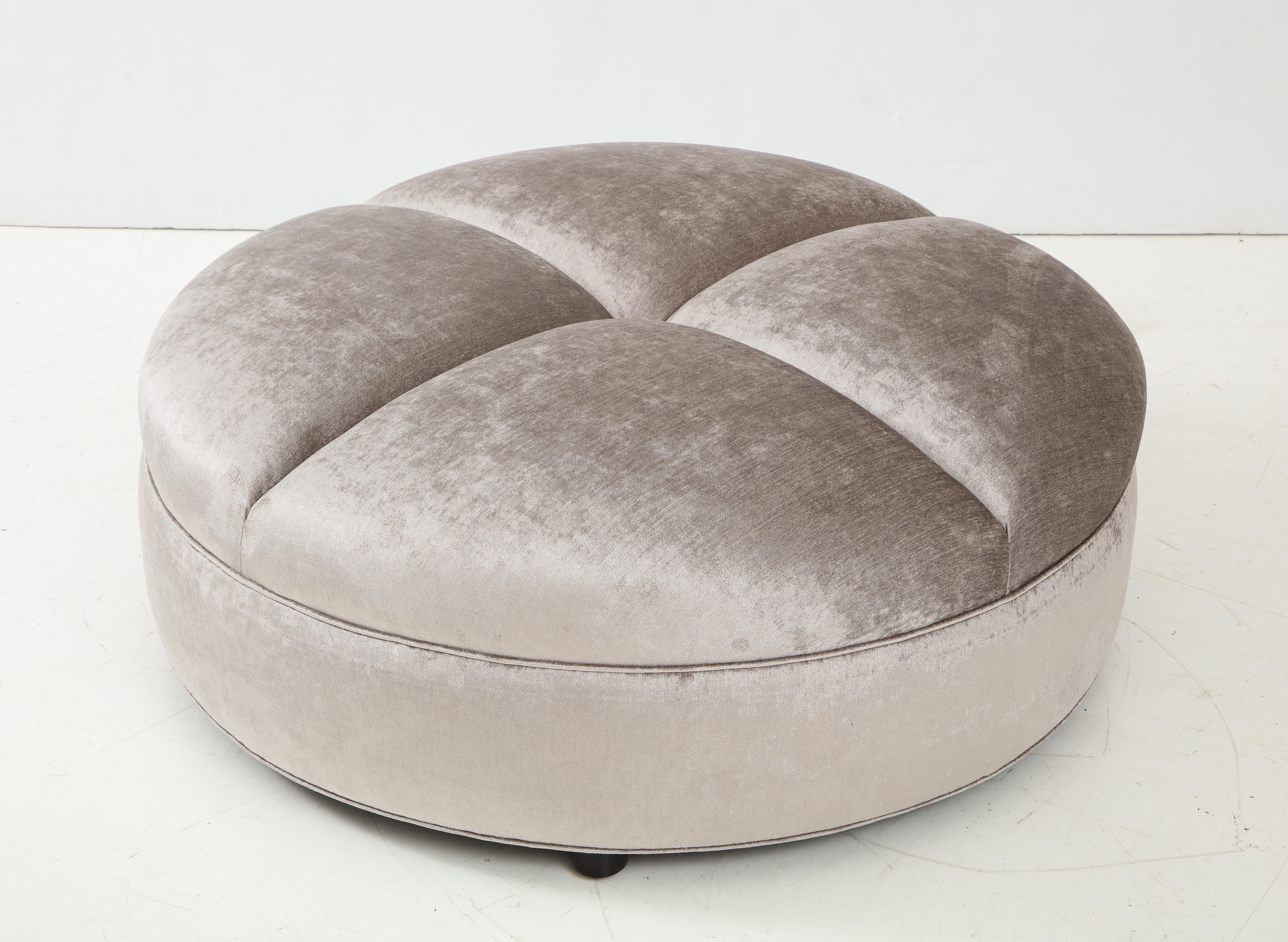 American Large Upholstered Ottoman