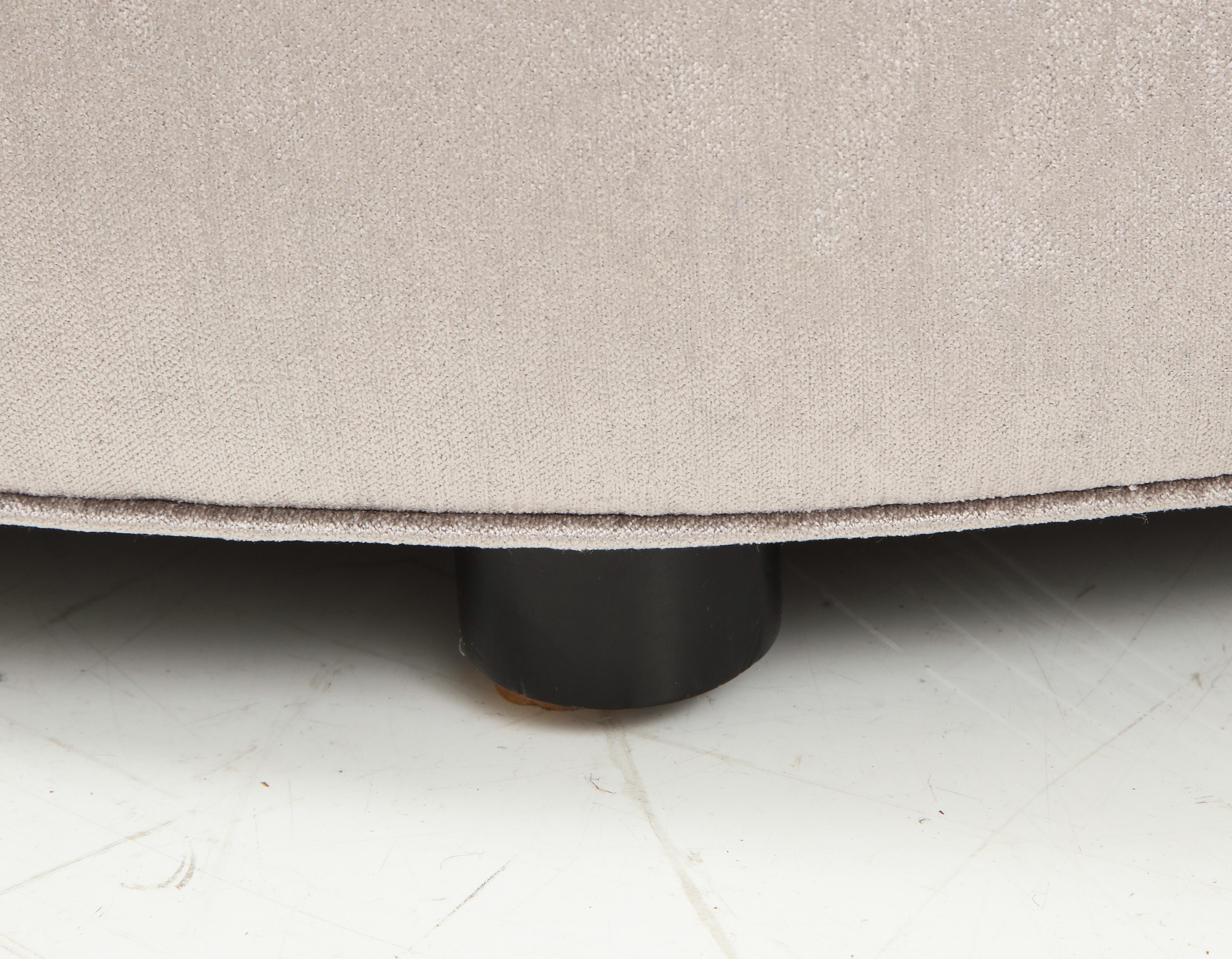Late 20th Century Large Upholstered Ottoman