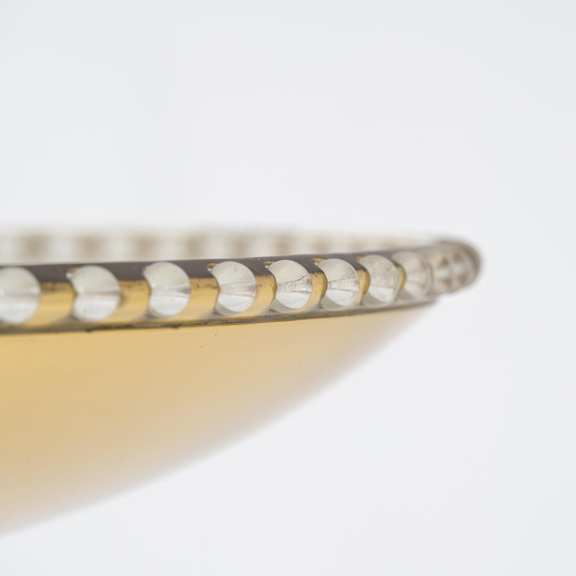 Large Uplight Brass Dome Chandelier J. T. Kalmar, Austria 1955 in vendita 8