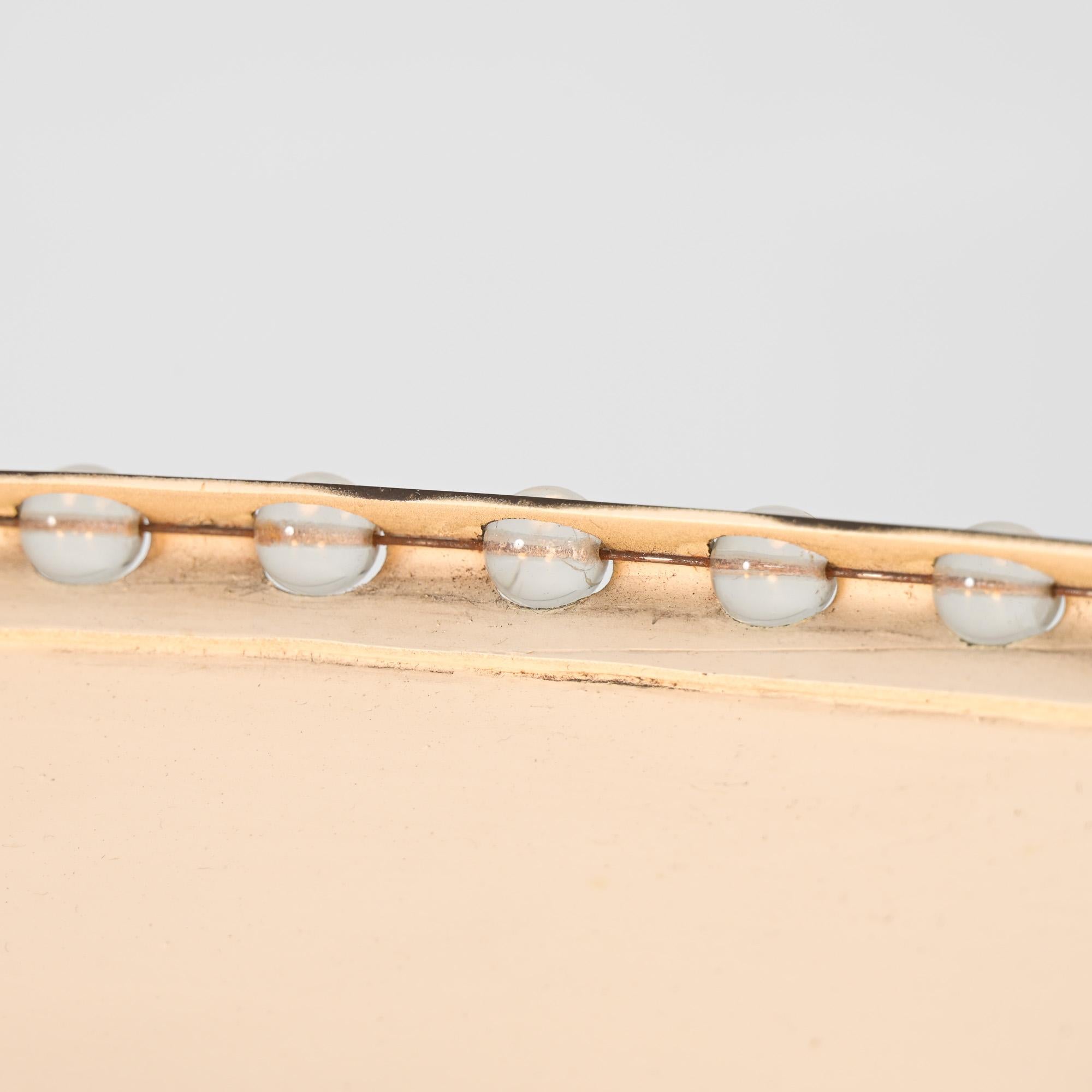 Large Uplight Brass Dome Chandelier J. T. Kalmar, Austria 1955 in vendita 9