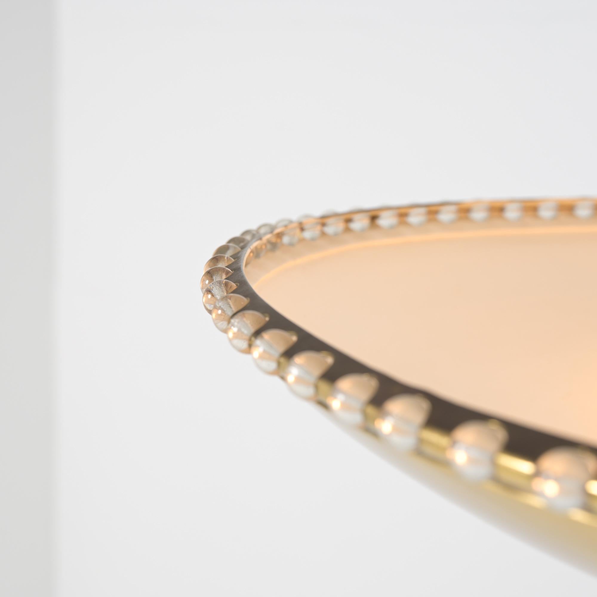 Large Uplight Brass Dome Chandelier J. T. Kalmar, Austria 1955 in vendita 10