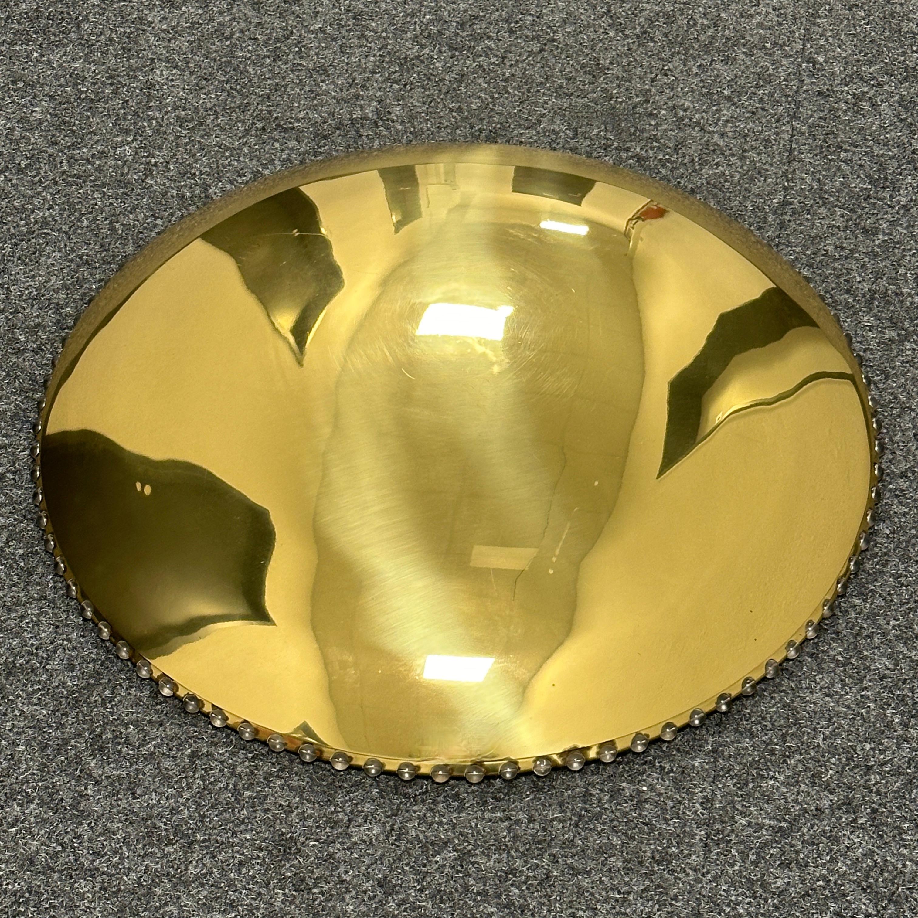 Large Uplight Brass Dome Chandelier Model No. 3152, J. T. Kalmar, Austria 1955 5