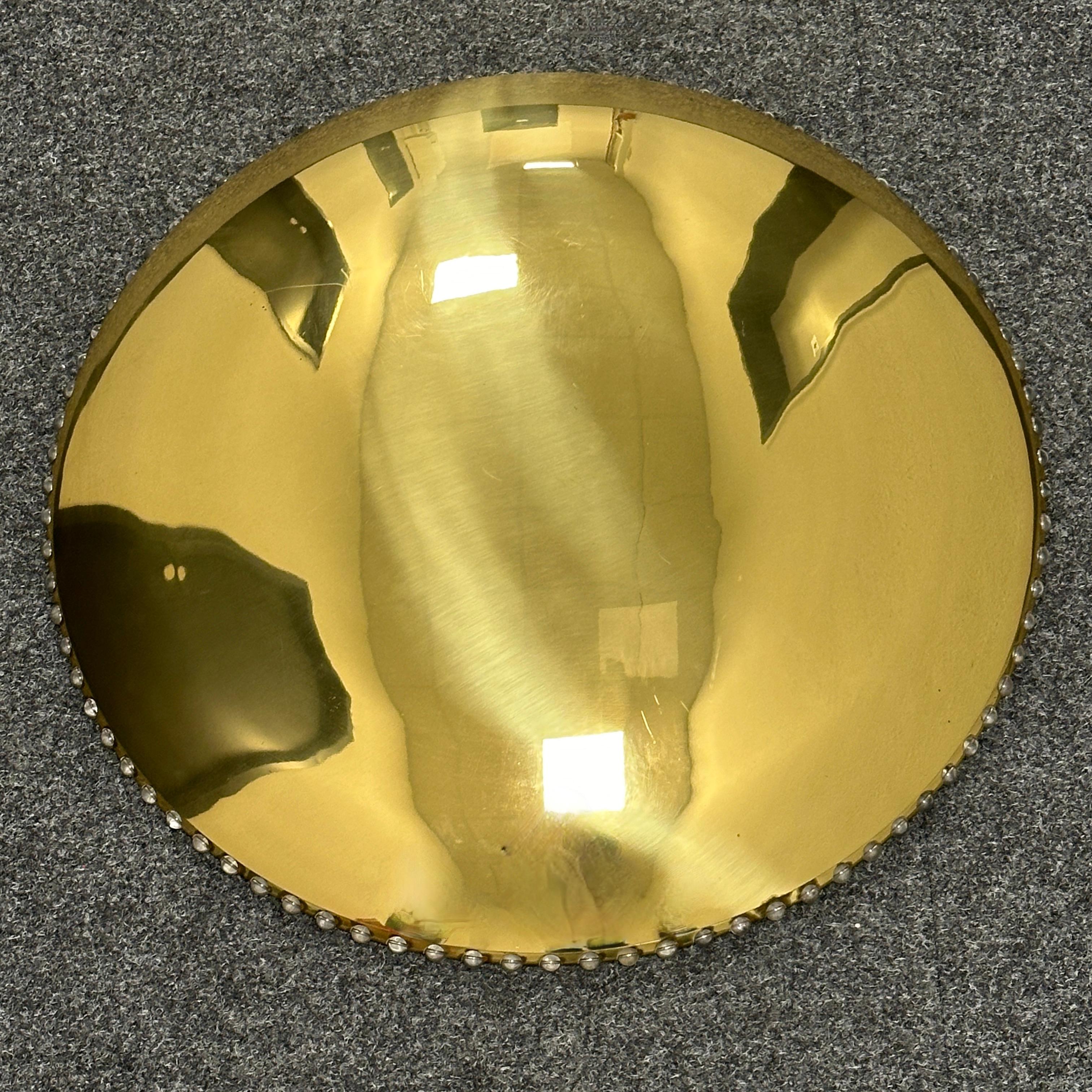 Large Uplight Brass Dome Chandelier Model No. 3152, J. T. Kalmar, Austria 1955 6