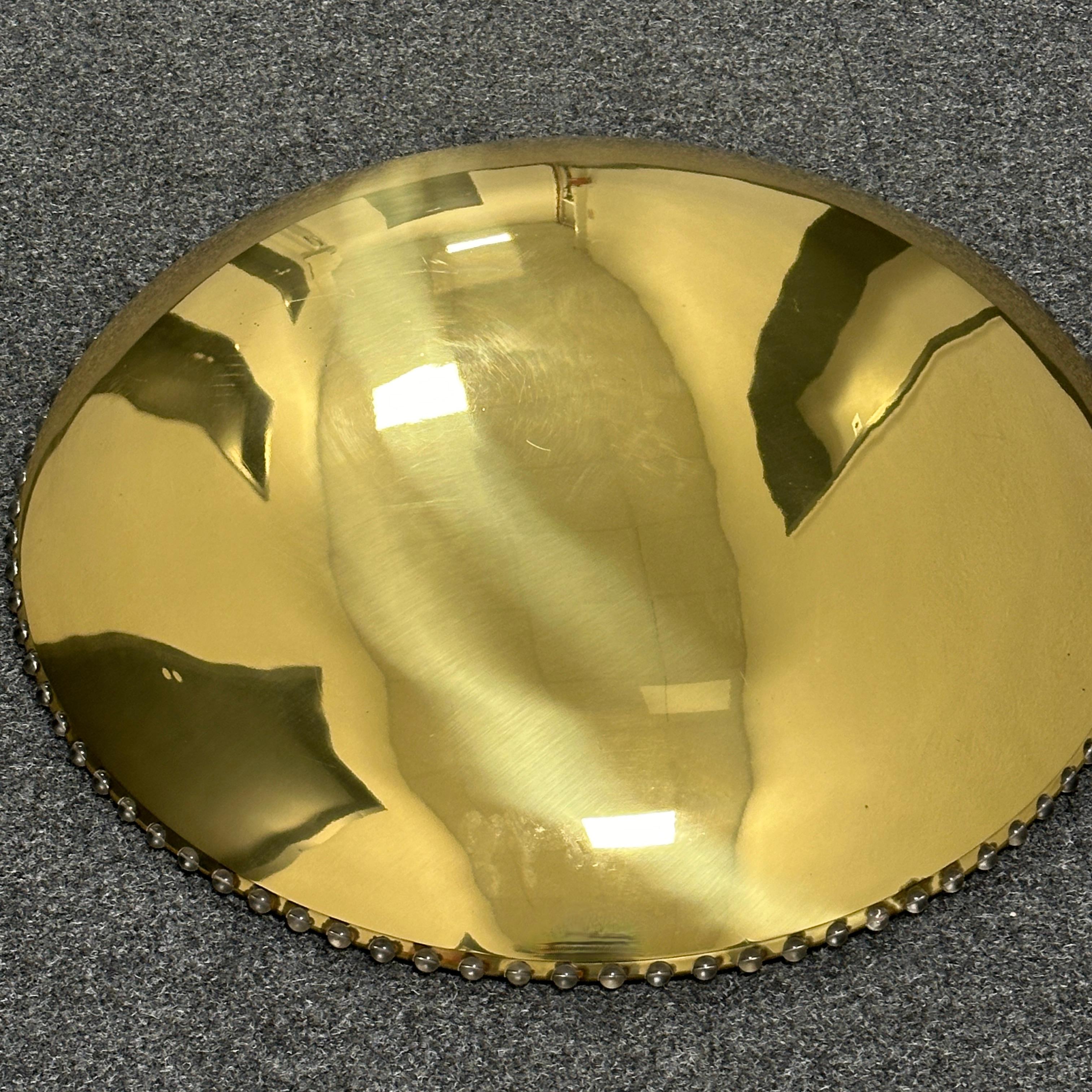 Large Uplight Brass Dome Chandelier Model No. 3152, J. T. Kalmar, Austria 1955 7