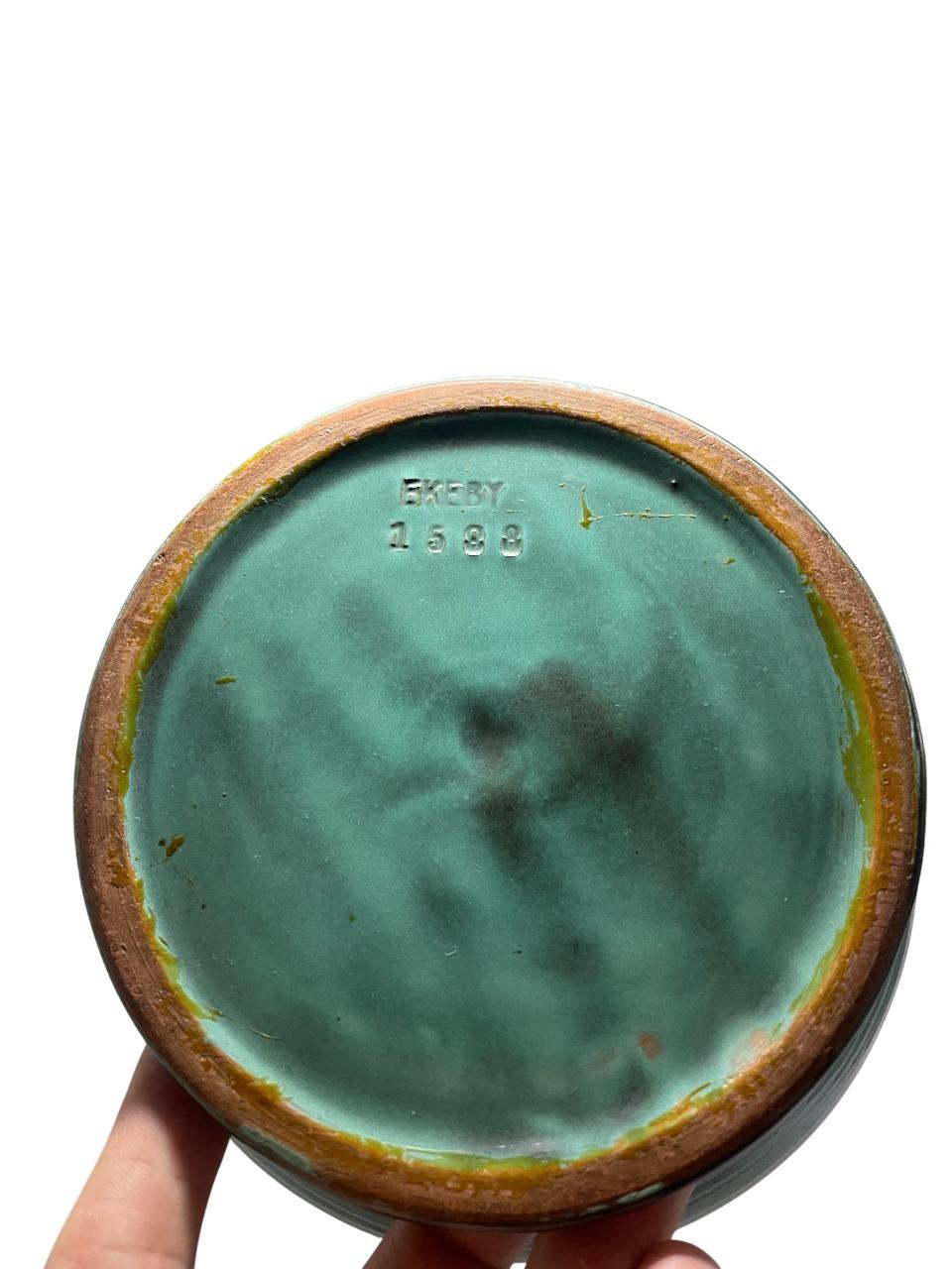 Jarrón grande de cerámica Upsala Ekeby - 1588 en Bueno estado para la venta en Stockholm, SE