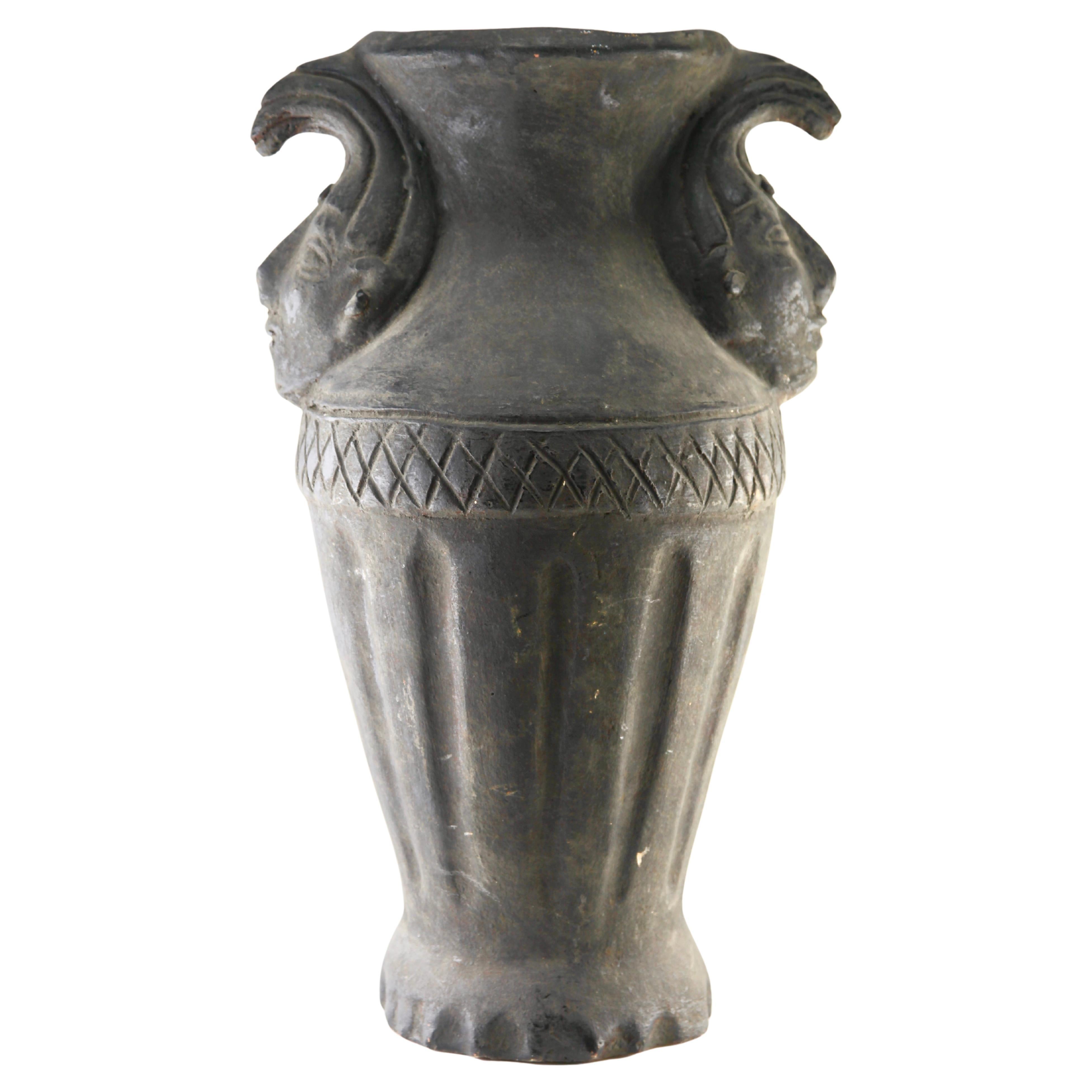 Large Urn in the Style of the Maya Culture For Sale