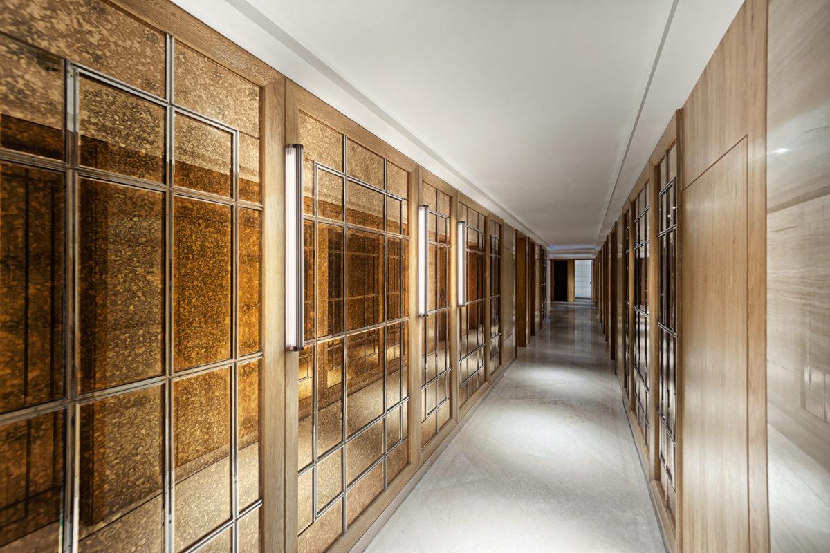 Aplique grande de tocador chapado en bronce by Aggiolight en Nuevo estado para la venta en Geneve, CH