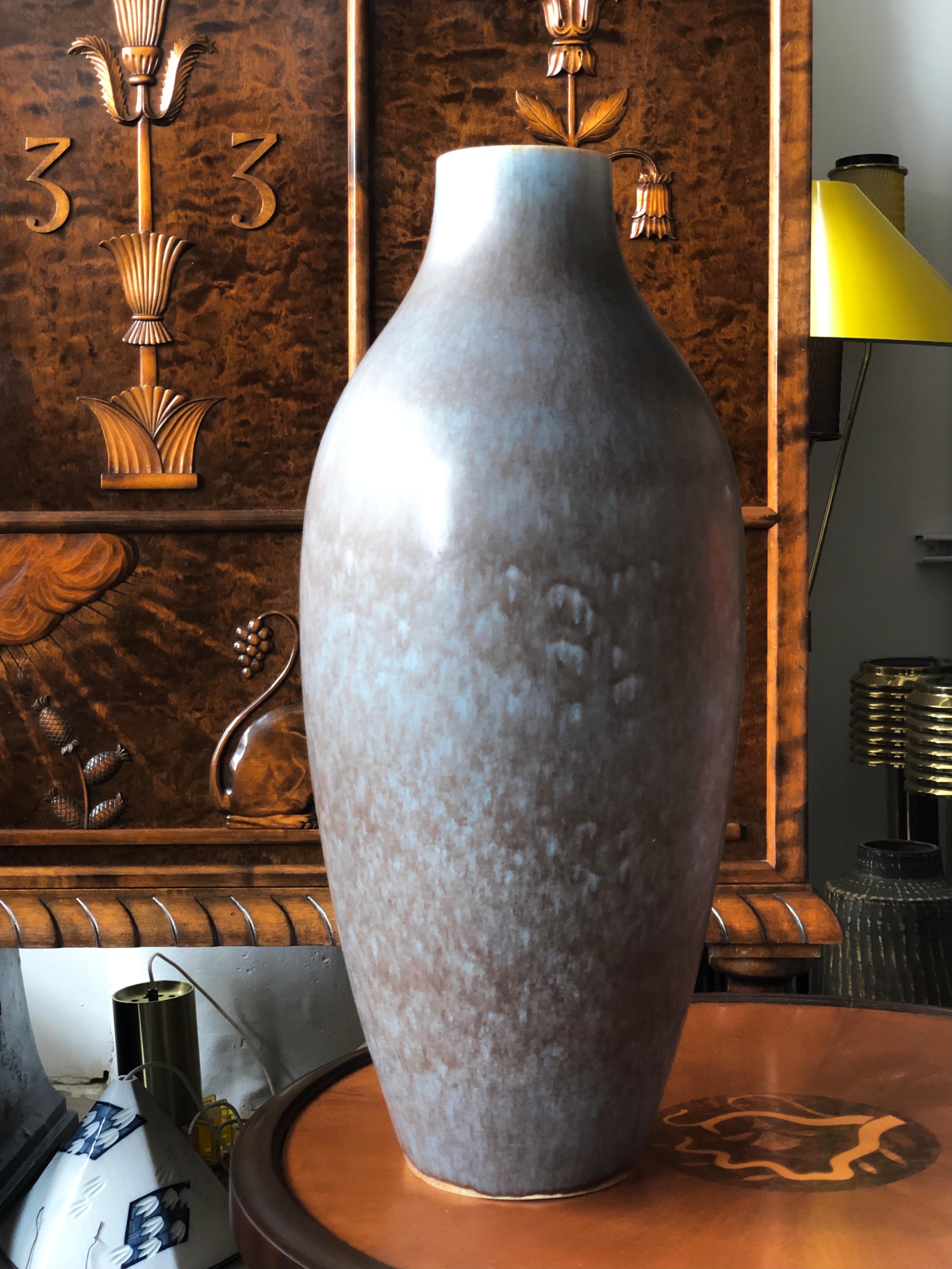 Mid-20th Century Large Vase by Carl Harry Stalhane