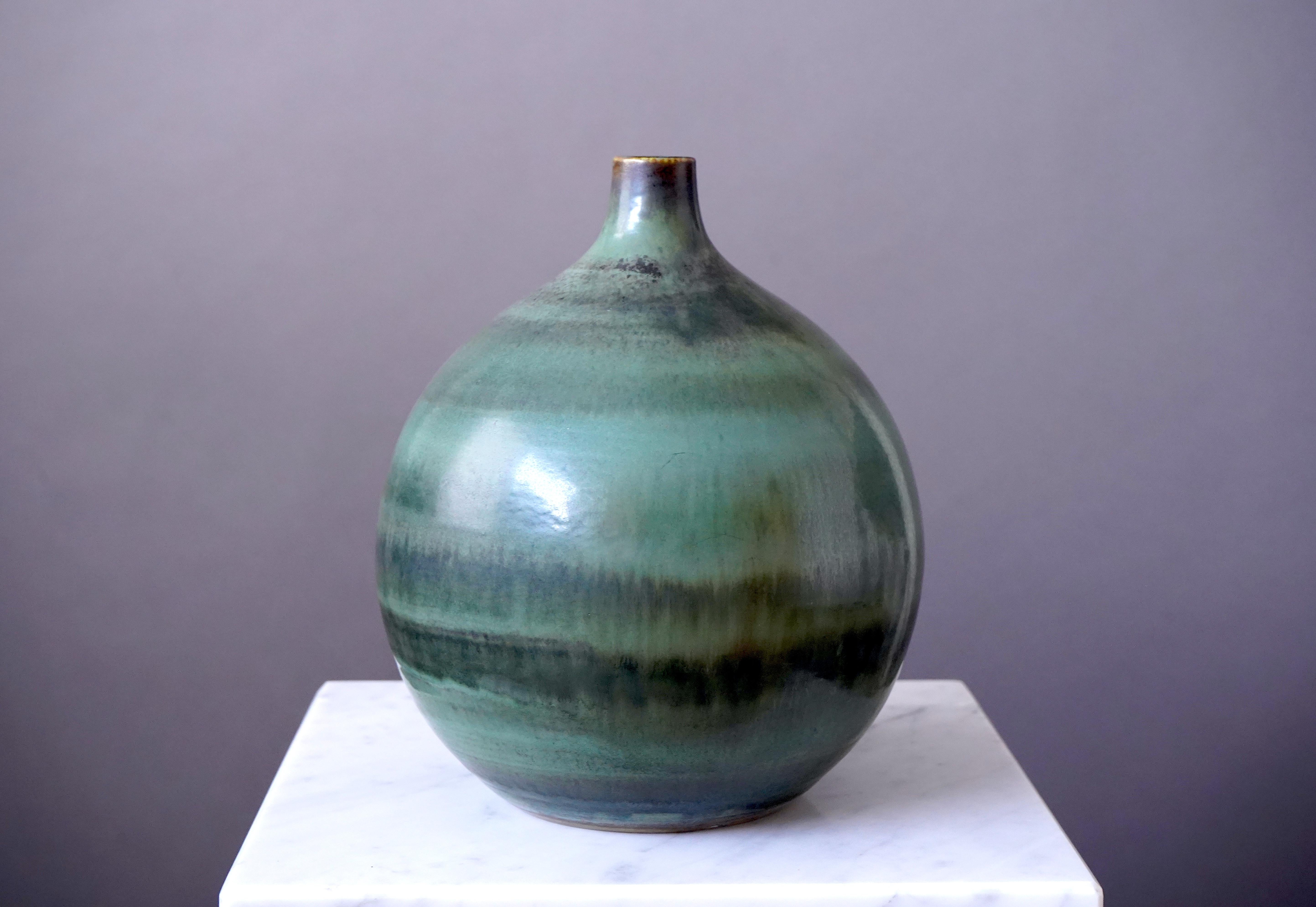 Große Vase von Gertrud Lönegren, Rörstrand, Schweden, 1930er Jahre (Skandinavische Moderne) im Angebot