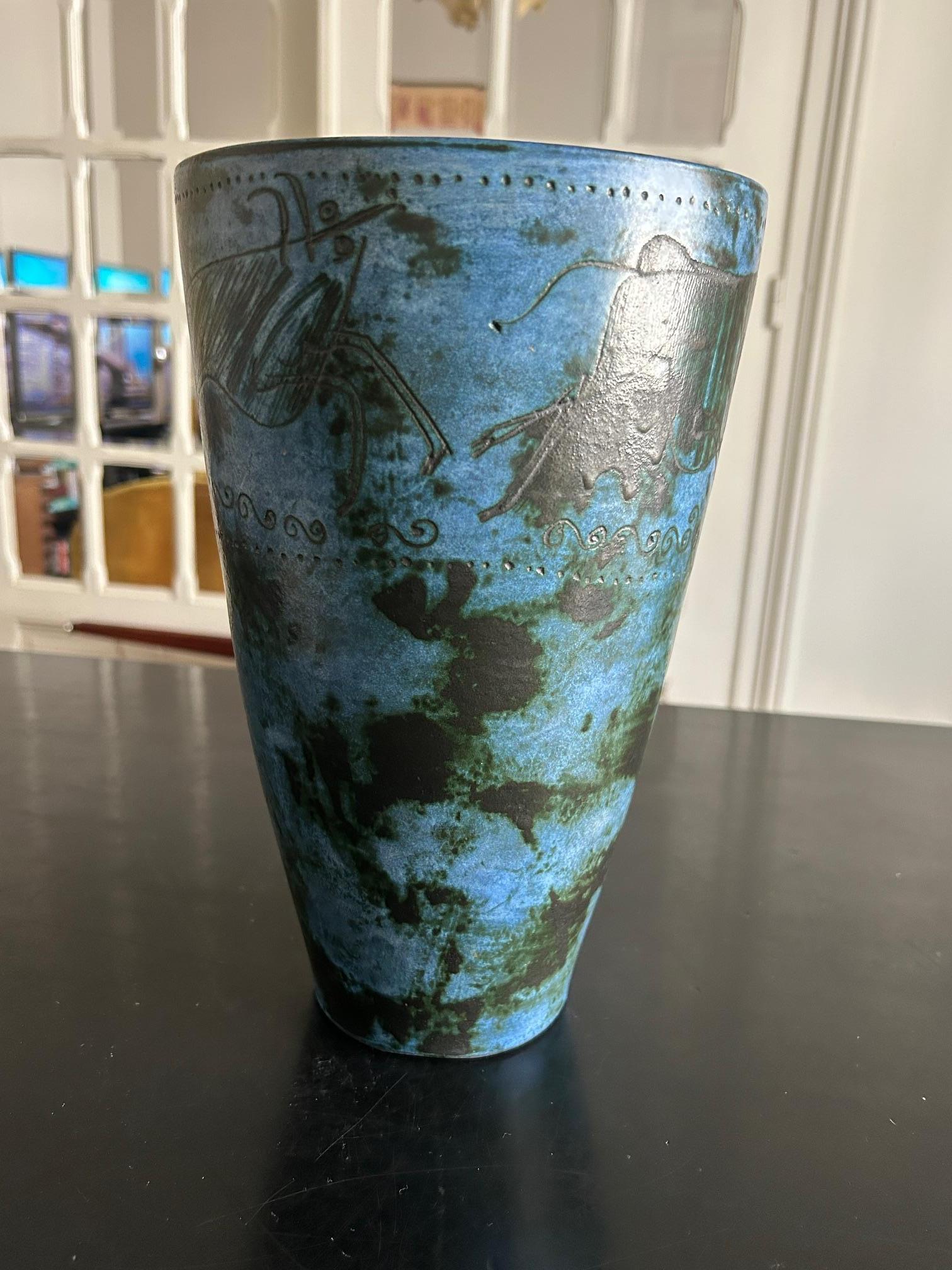 Large vase by Jacques Blin For Sale 3