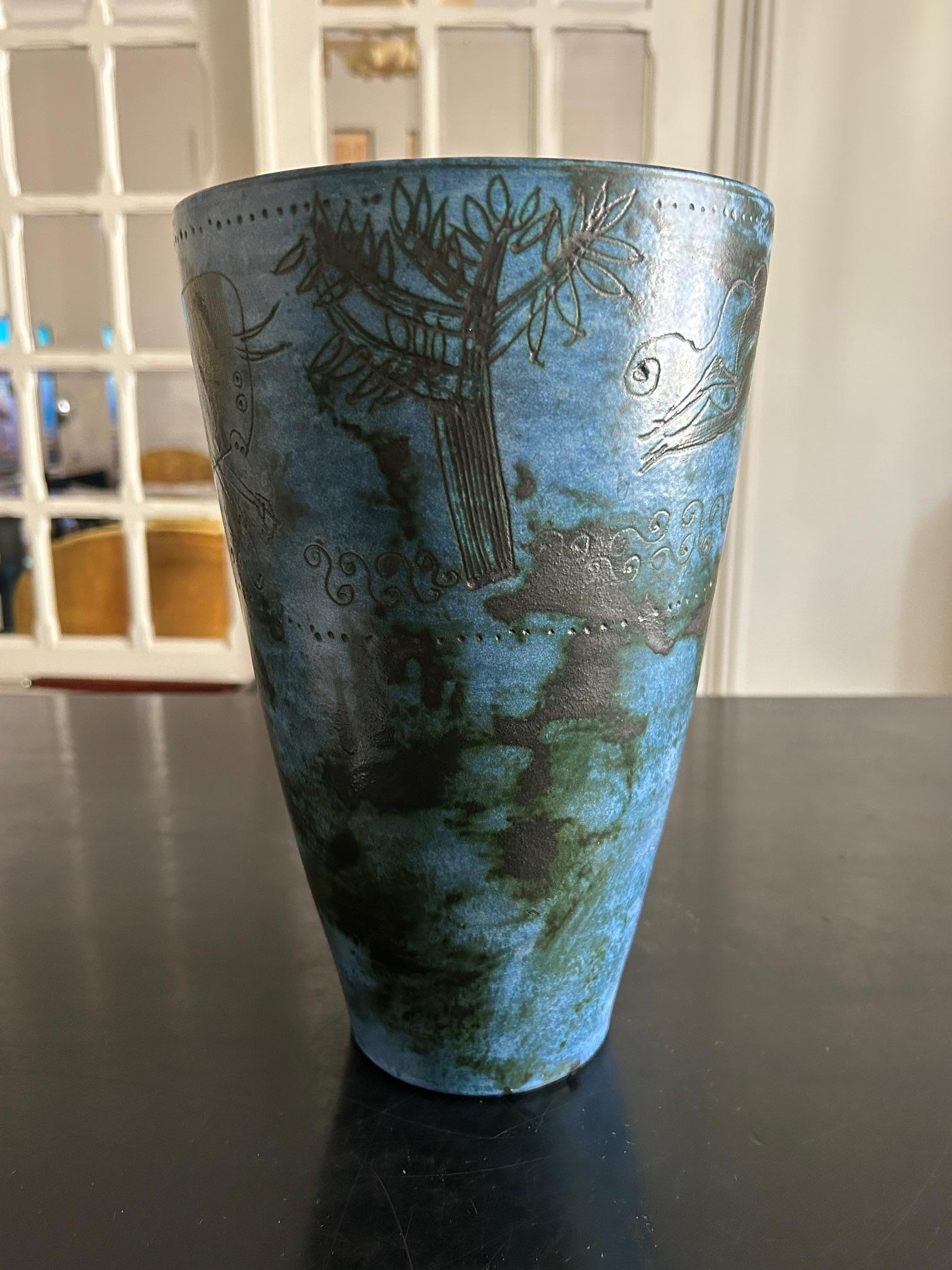 Large vase by Jacques Blin For Sale 6