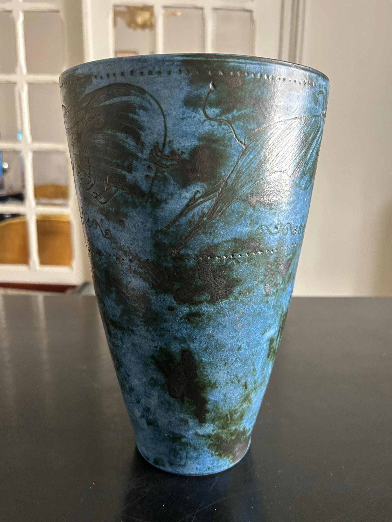 Large vase by Jacques Blin For Sale 7