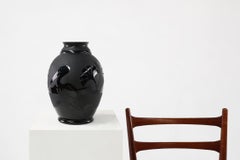 Large vase by Paul Heller and The Boom Glass “De Rupel”, Belgium 1930s