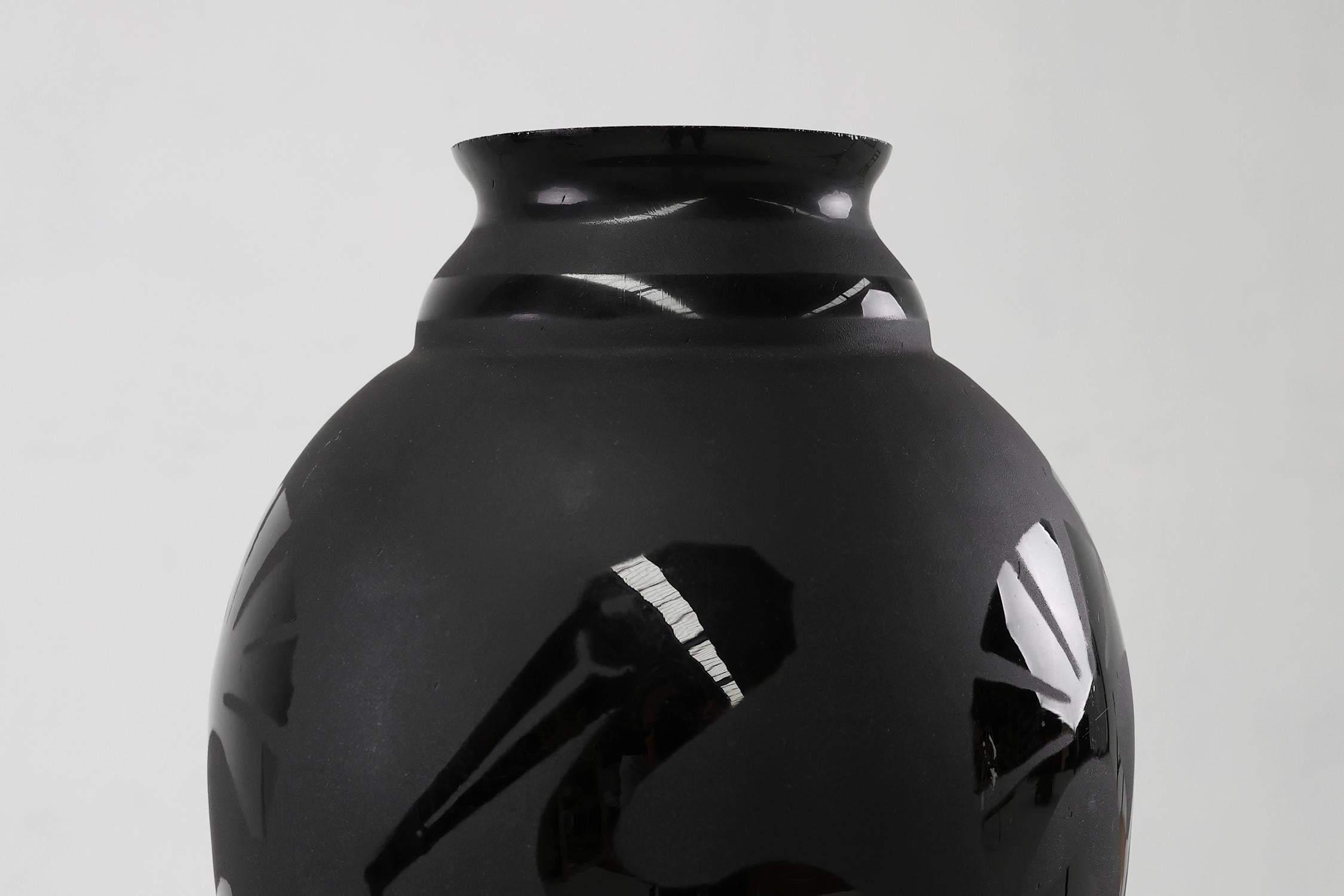 Gran jarrón de Paul Heller y The Boom Glass 
