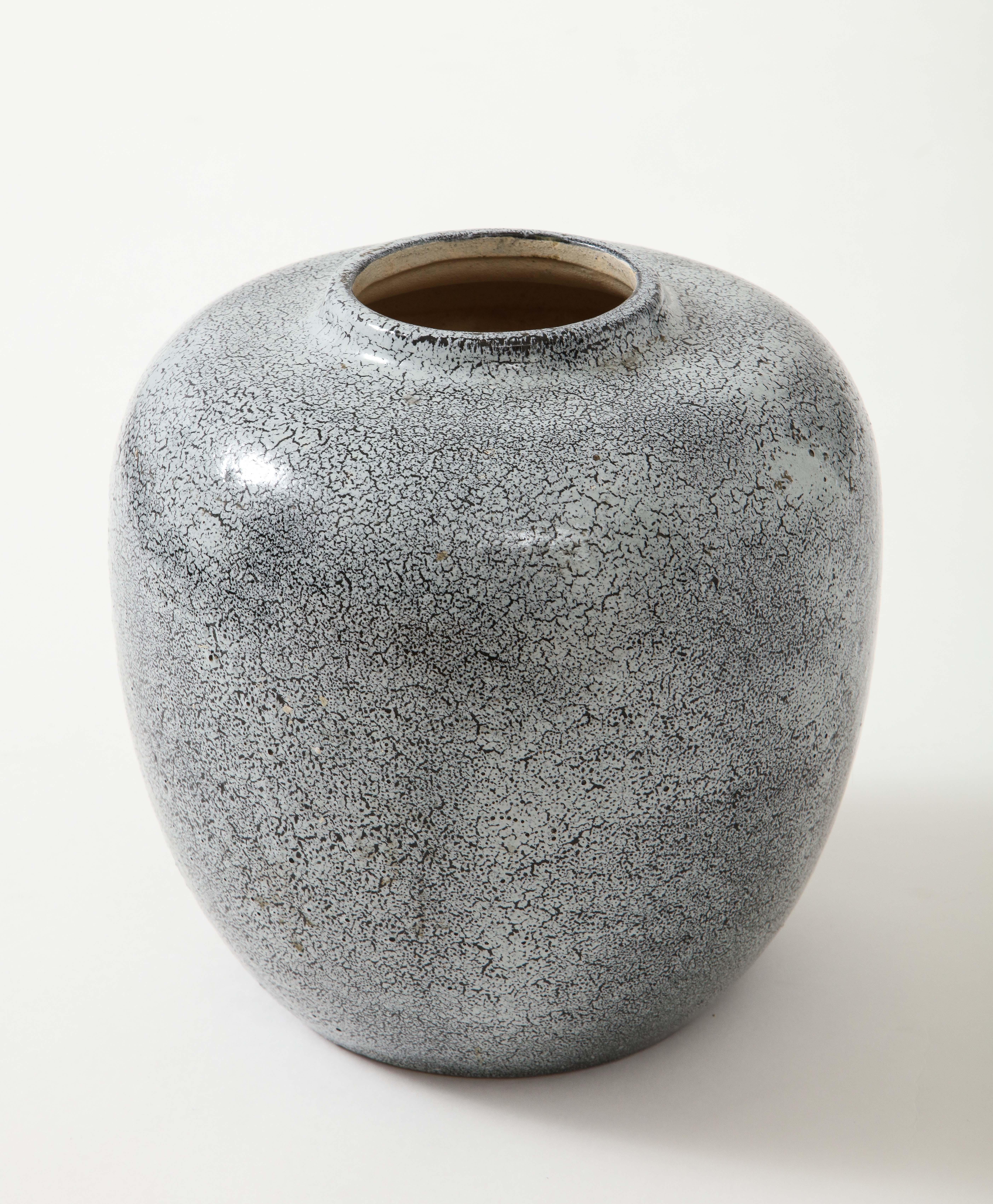 Glazed Large Vase by Robert Lallemant, France, circa 1940