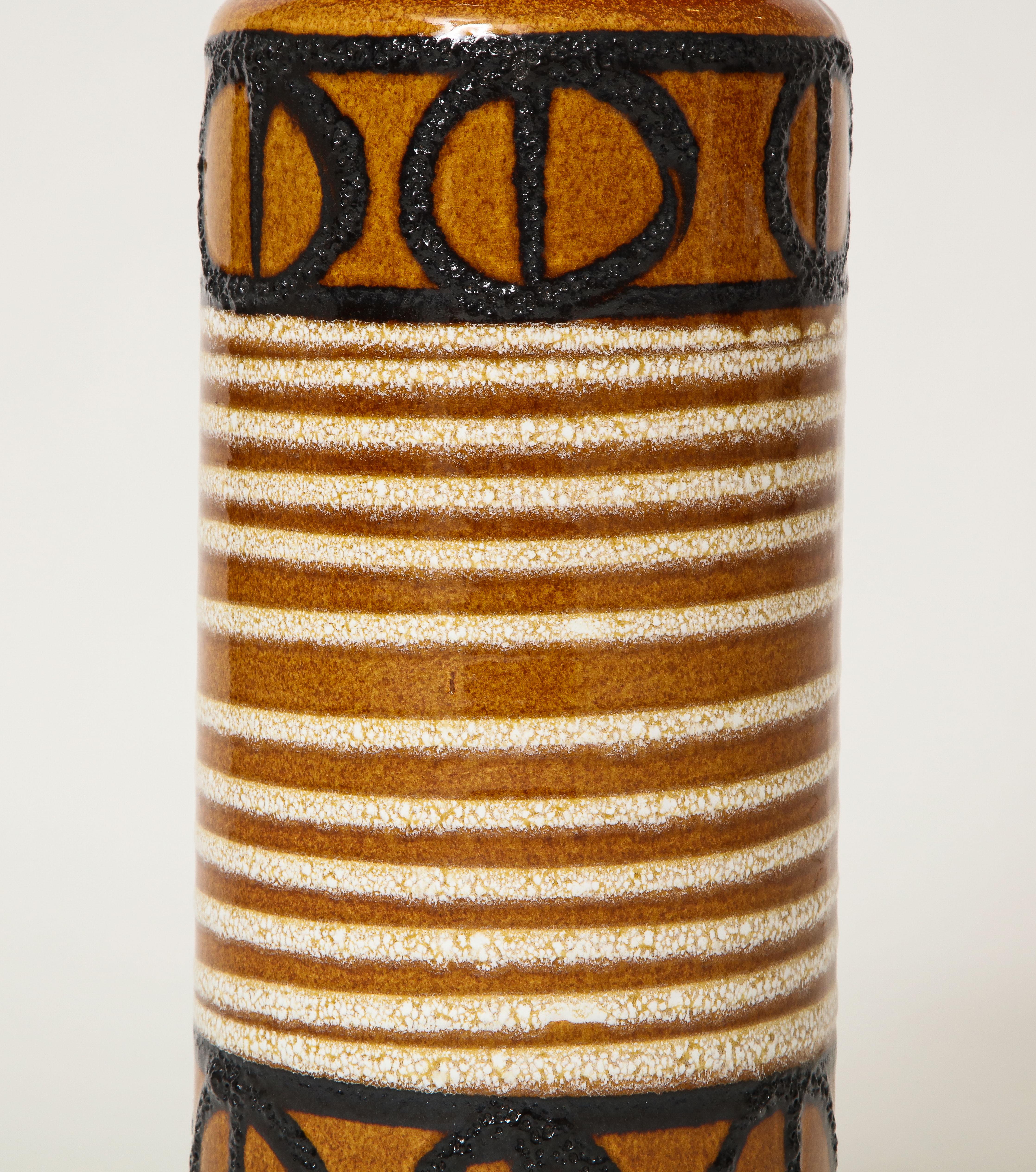 Late 20th Century Large Vase by Scheurich, West Germany, 1970s