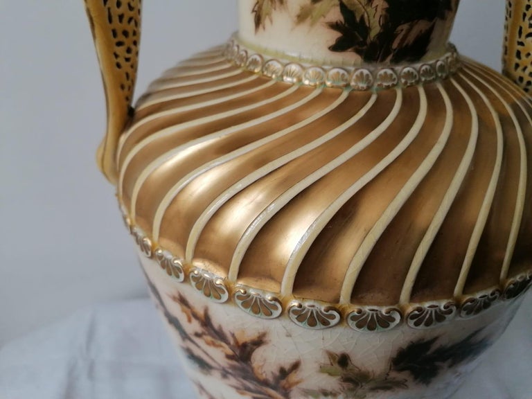 Large Vase by Zsolnay For Sale 4