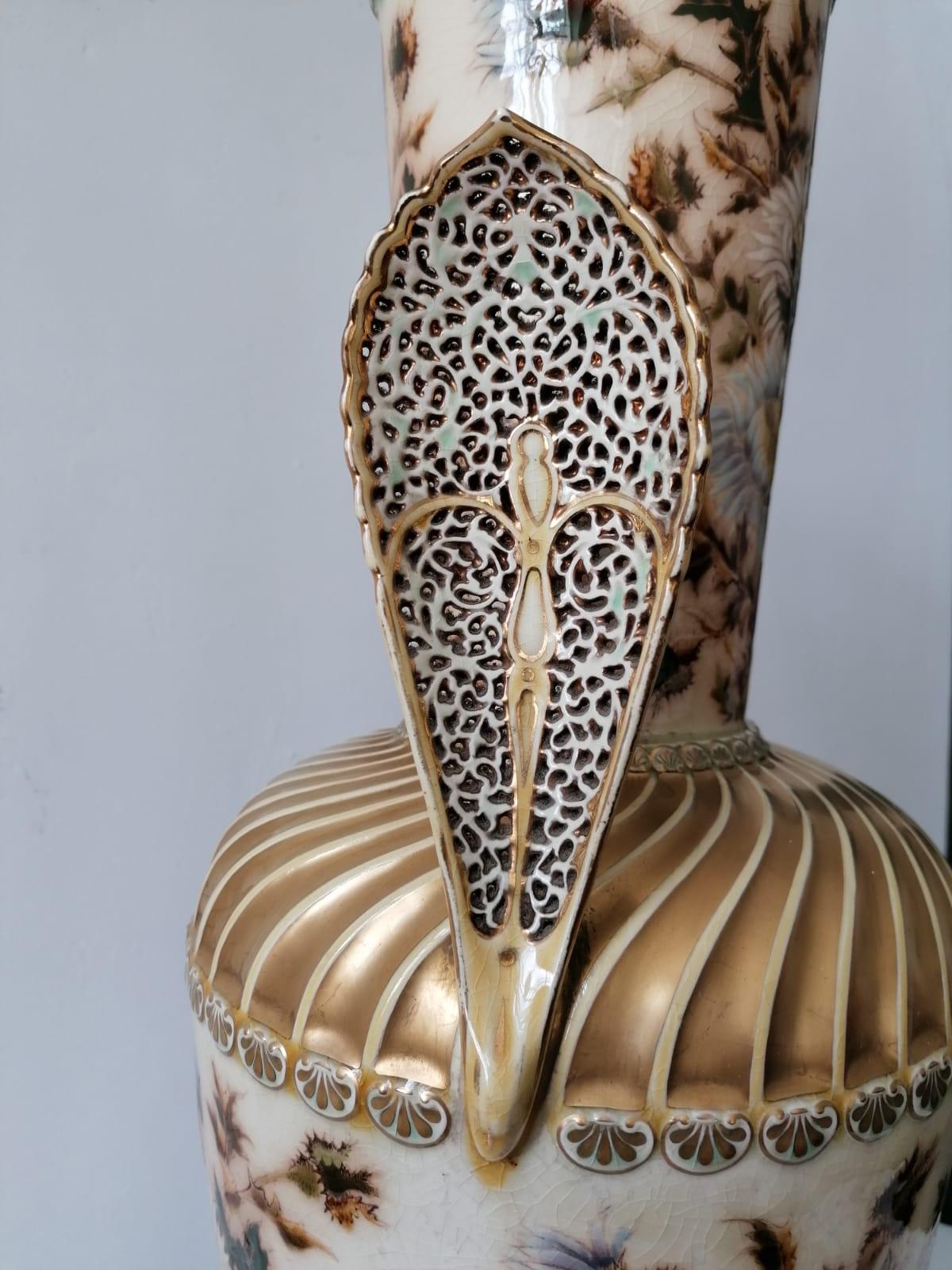 Large Vase by Zsolnay 5