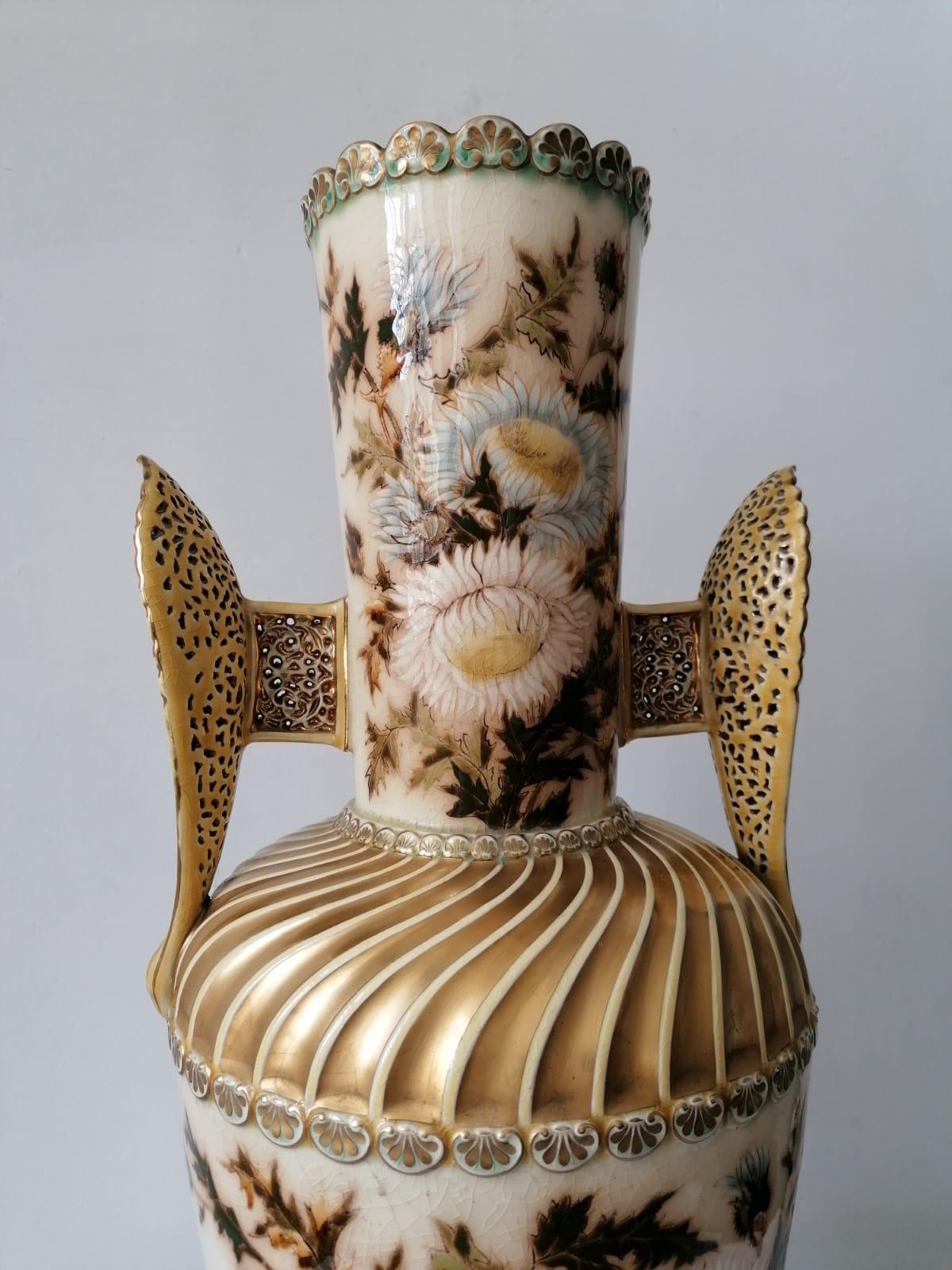 Large Vase by Zsolnay 3