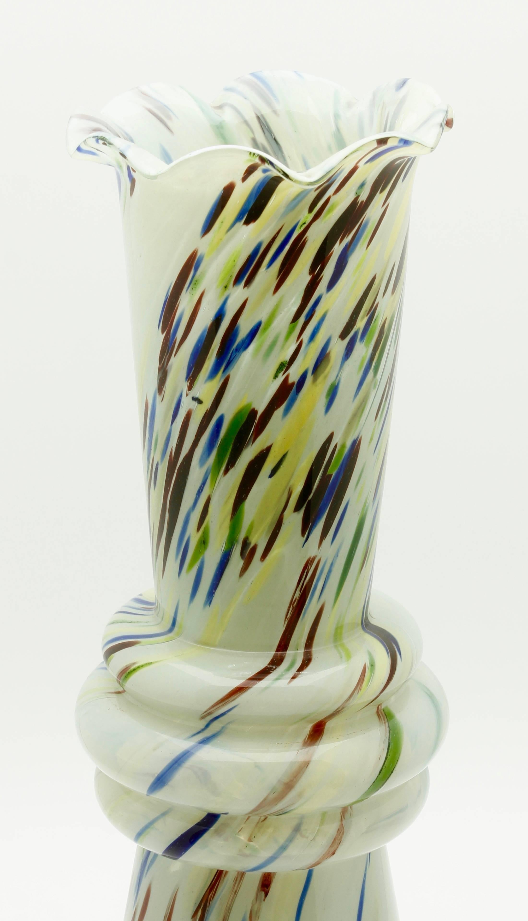 end of day glass vase