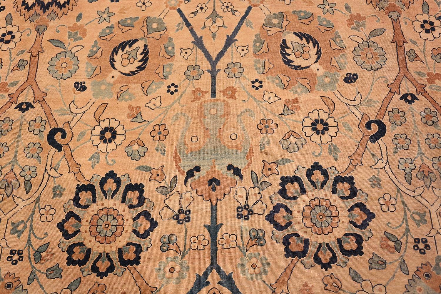Antiker persischer Kerman-Teppich. Größe: 10 ft 4 in x 16 ft 6 in (Kirman) im Angebot