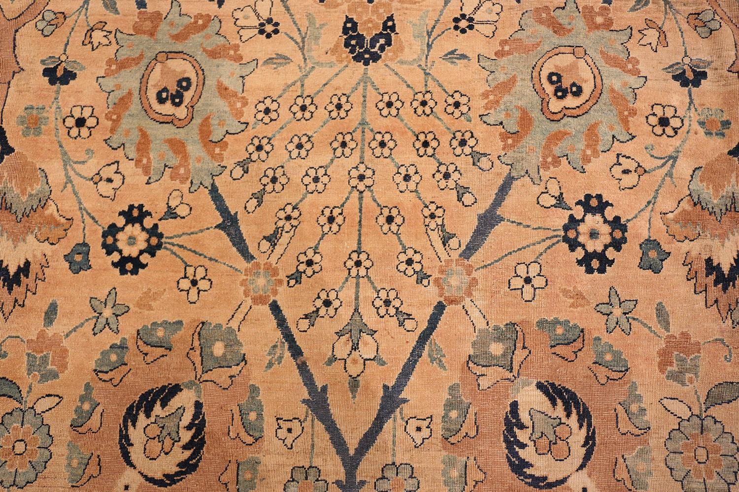 Antiker persischer Kerman-Teppich. Größe: 10 ft 4 in x 16 ft 6 in im Zustand „Hervorragend“ im Angebot in New York, NY