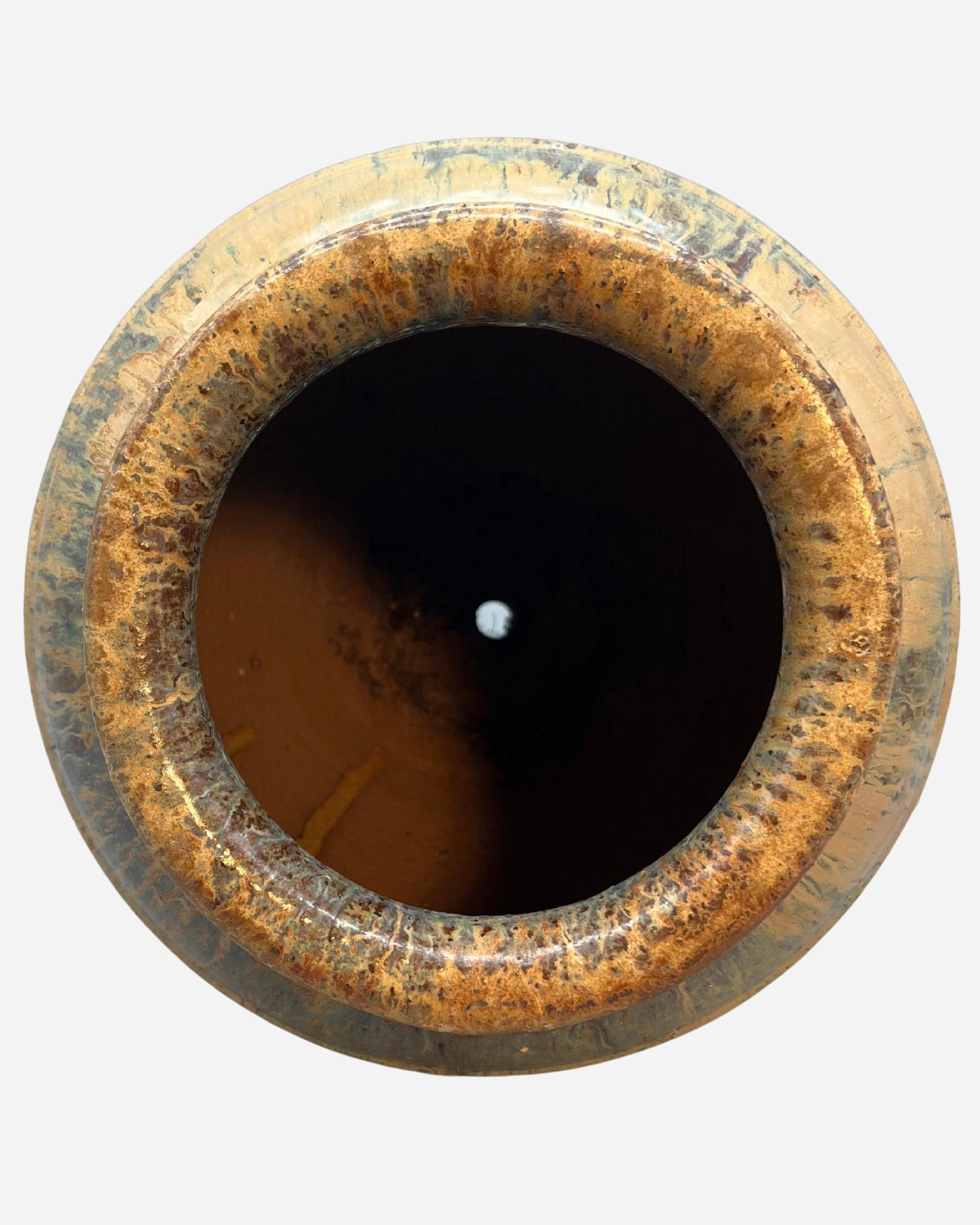 Mid-20th Century Large vase in glazed stoneware Aubenas, France, circa 1930 / 1940 For Sale