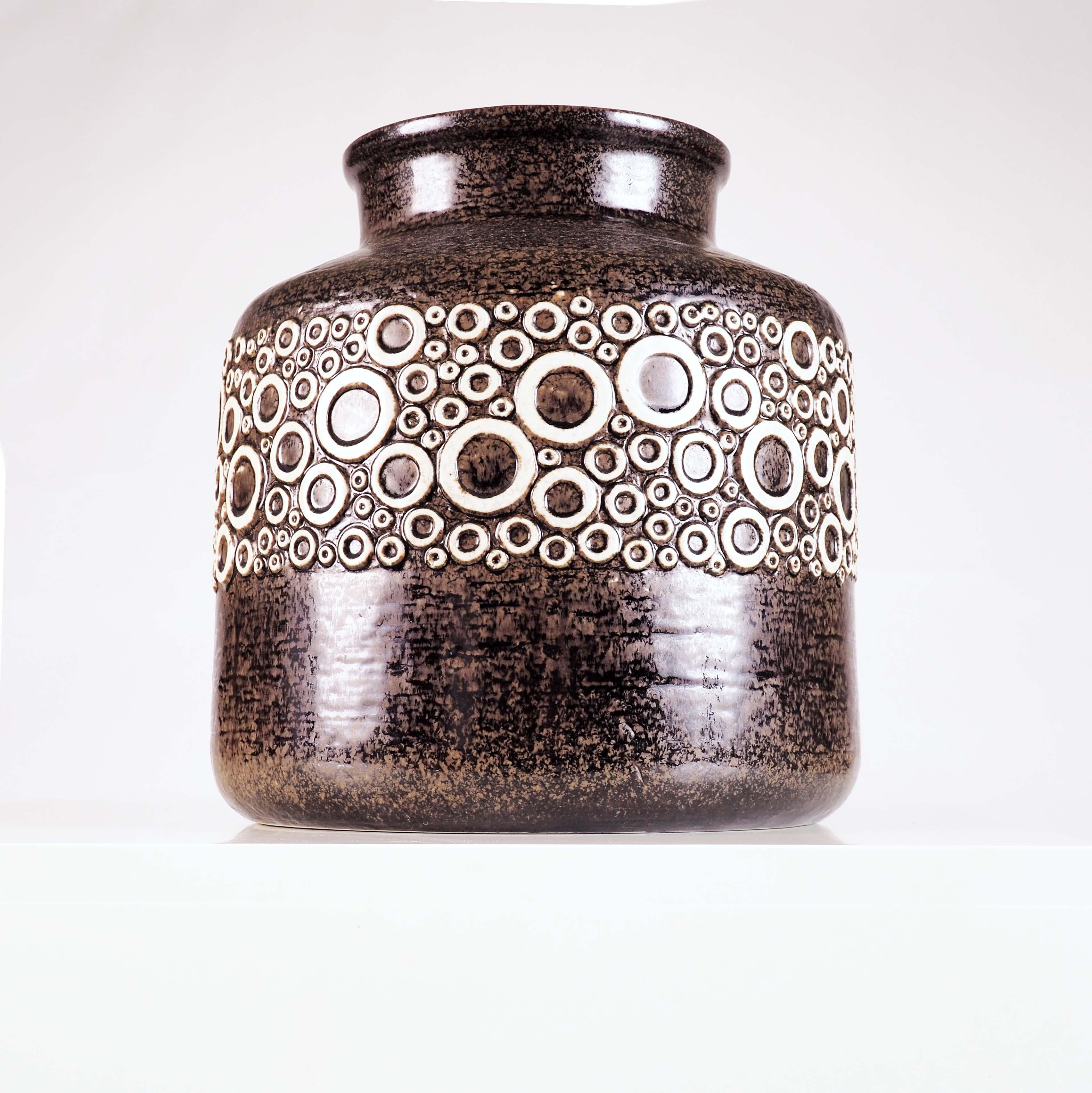 Große Vase „Kreta“ von Britt-Louise Sundell für Gustavsberg Studio, Schweden (Mitte des 20. Jahrhunderts) im Angebot