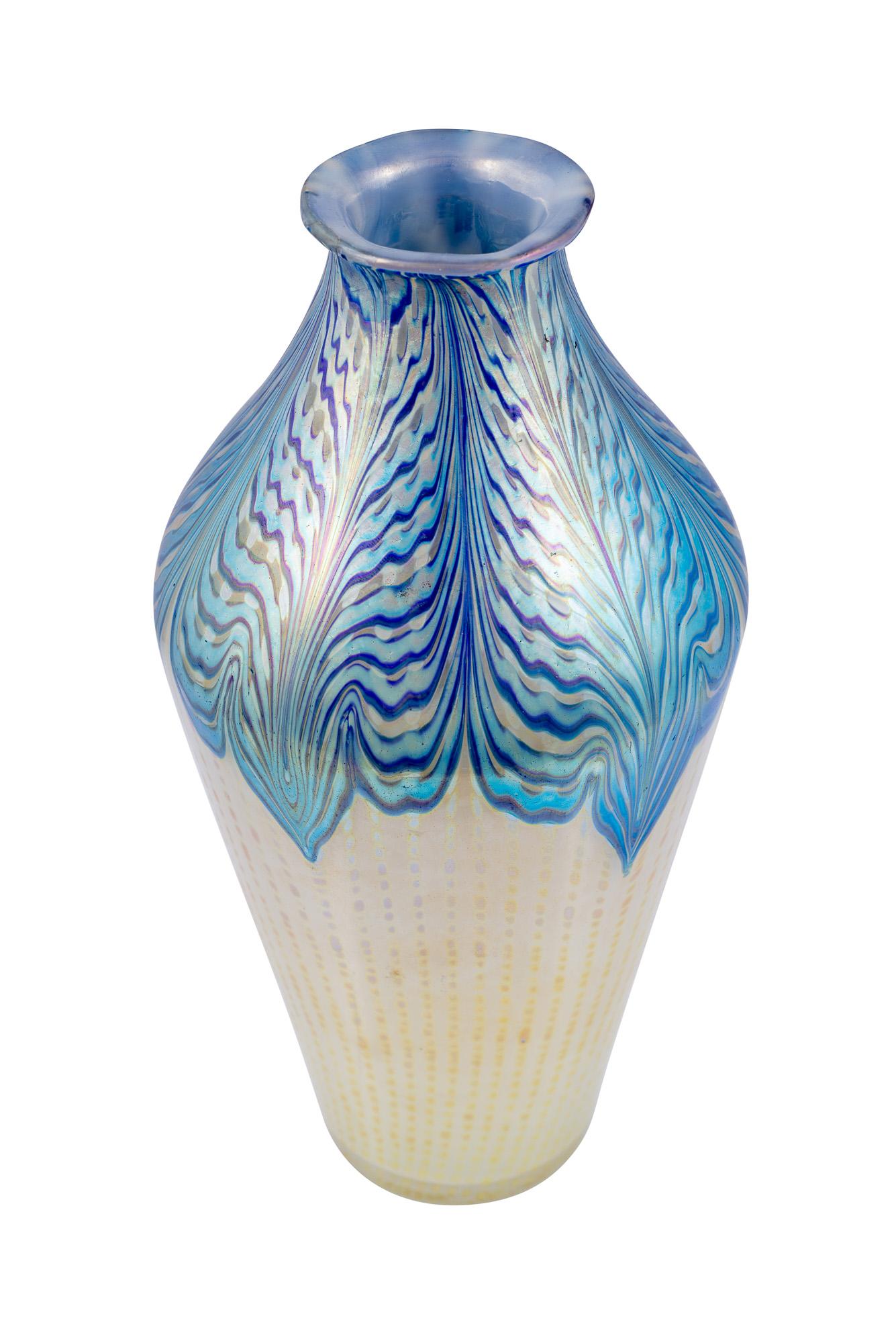 Art Nouveau Large Vase Loetz Decor Phenomen Genre 2/187, circa 1902