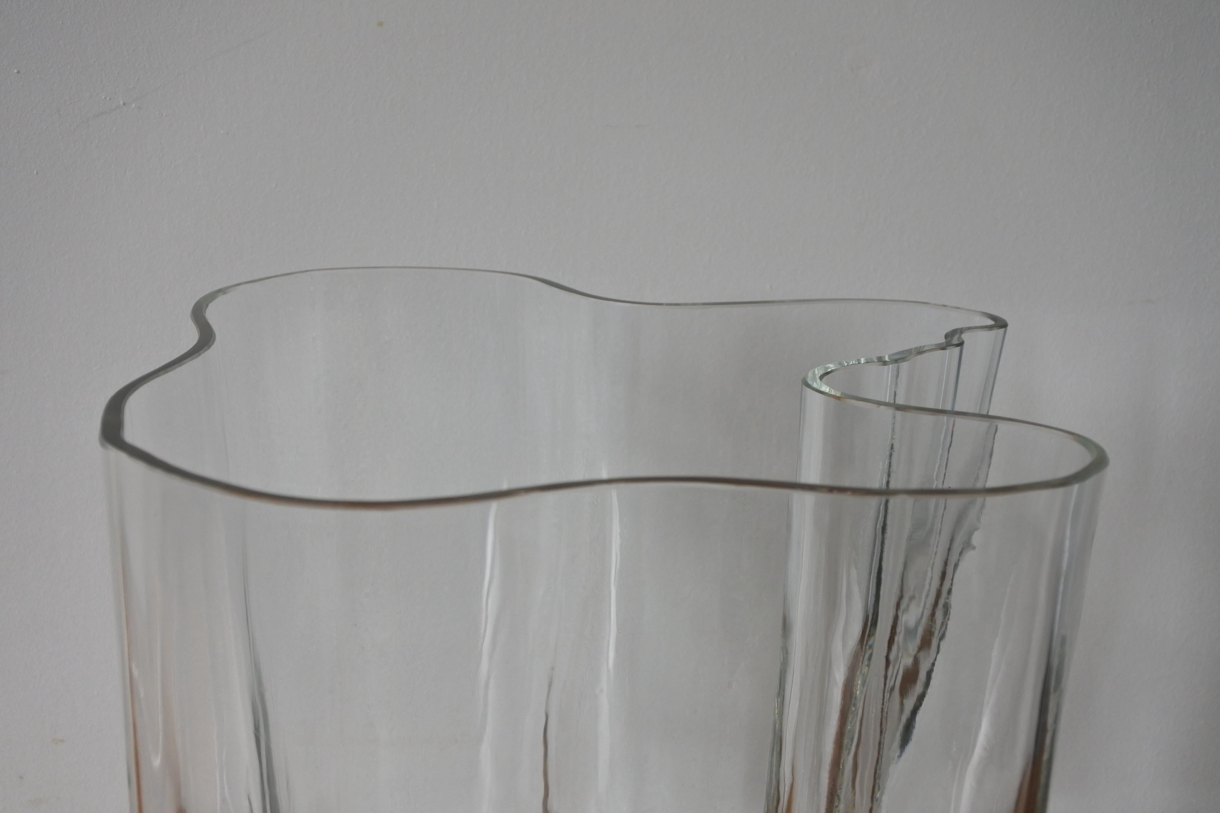 Grand vase Modèle 3031 Savoy Designé par Alvar Aalto pour Iittala, Finlande, 1956 5