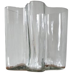 Jarrón grande Modelo 3031 "Savoy" Diseñado por Alvar Aalto para Iittala, Finlandia, 1956