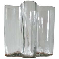 Große Vase Modell 3031 Savoy, entworfen von Alvar Aalto für Iittala, Finnland, 1956