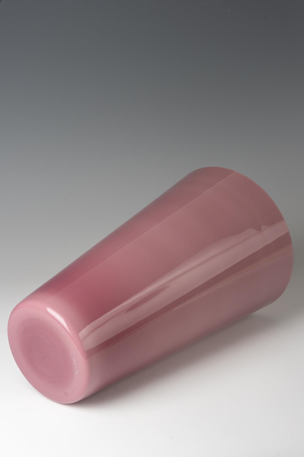 Fine XX secolo Vaso grande ''Opalino'' Venini, Murano, 1992 in vendita