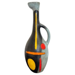 Grand vase ou pichet par Gilbert Valentin pour les Archanges, Vallauris