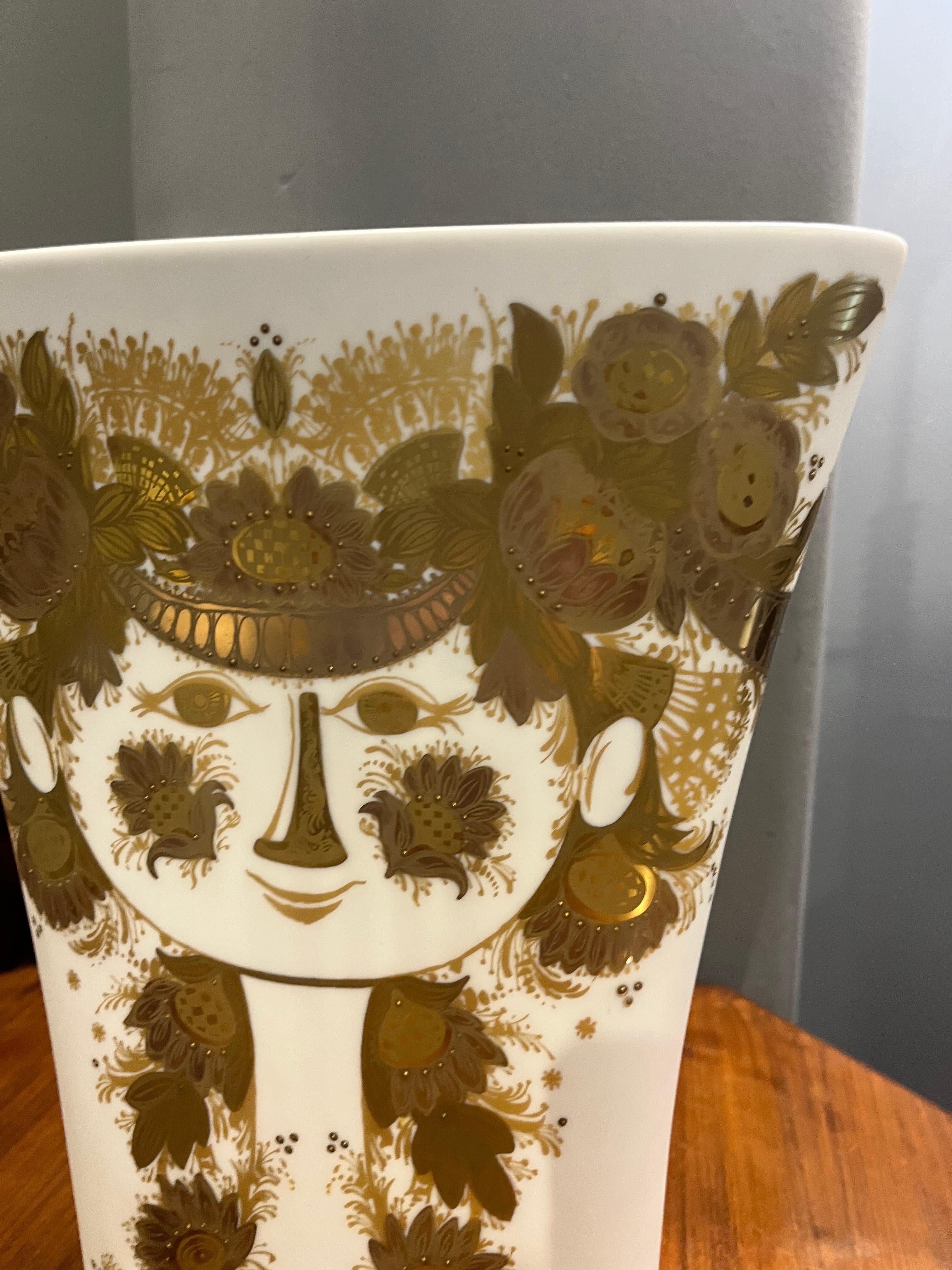 Porcellana large vase Rosenthal Bjorn winblad studio line in vendita