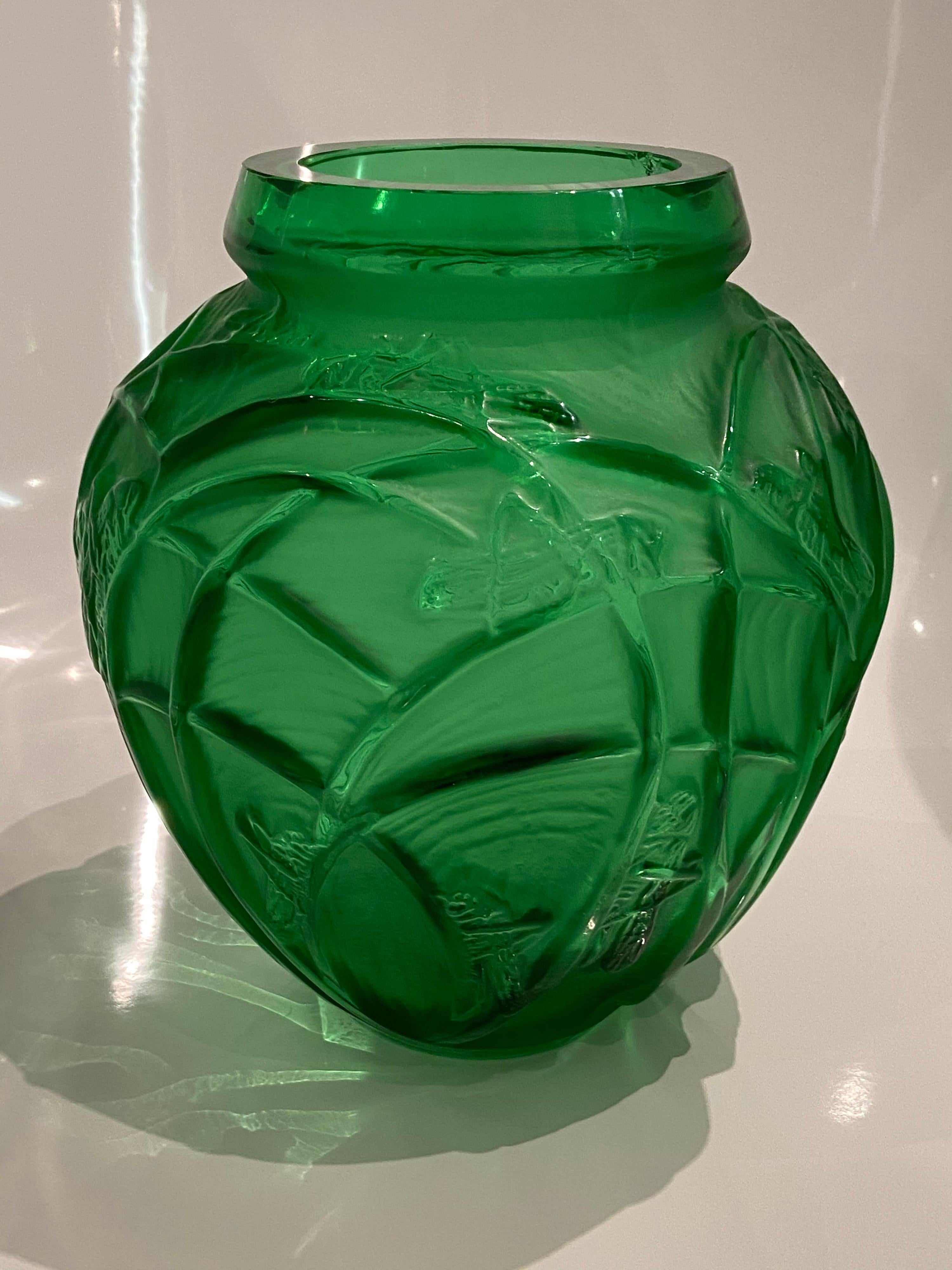 Unknown Large Vase “Sauterelles” R. Lalique
