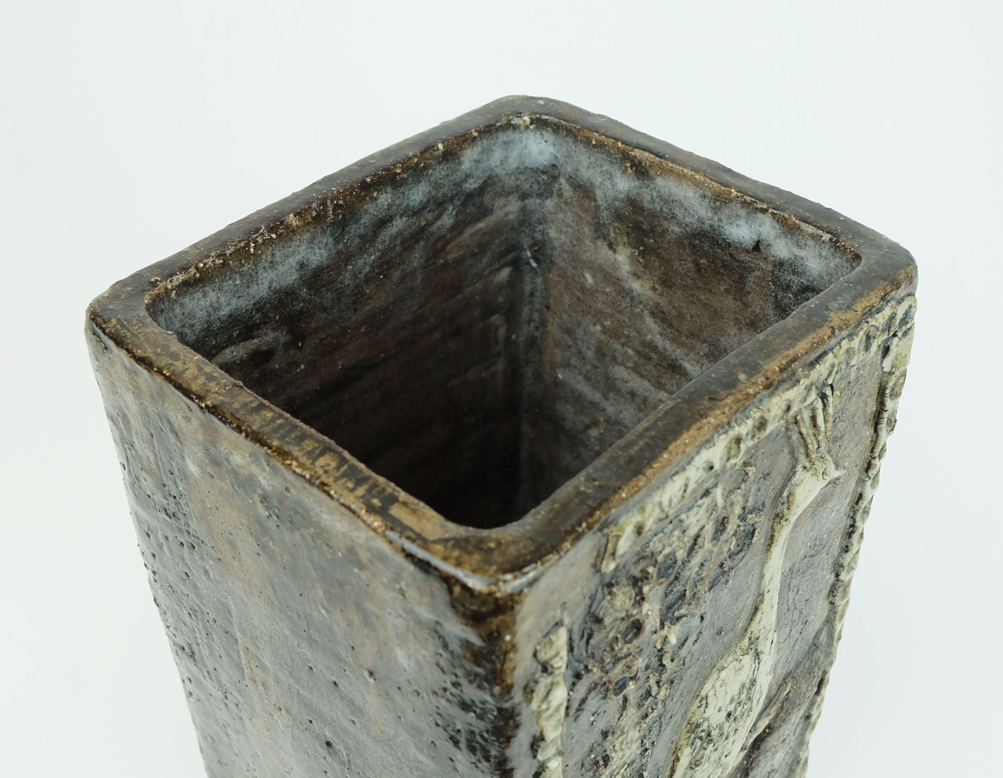 Norvegese Vaso grande turid mjelve Studio Pottery norvegese anni '70 in vendita