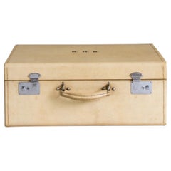 Large Vellum Suitcase, circa 1920