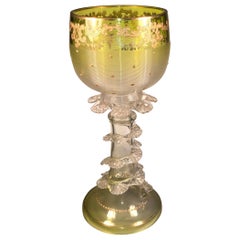 Large Venetian Authentic Salviati Murano Hand Blown Antique Glas Italy SALE